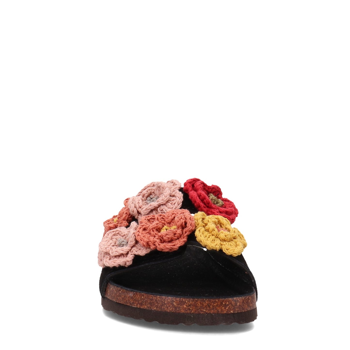 Peltz Shoes Women's MUK LUKS Terra Turf Flora Sandal BLACK FLORA-BLACK