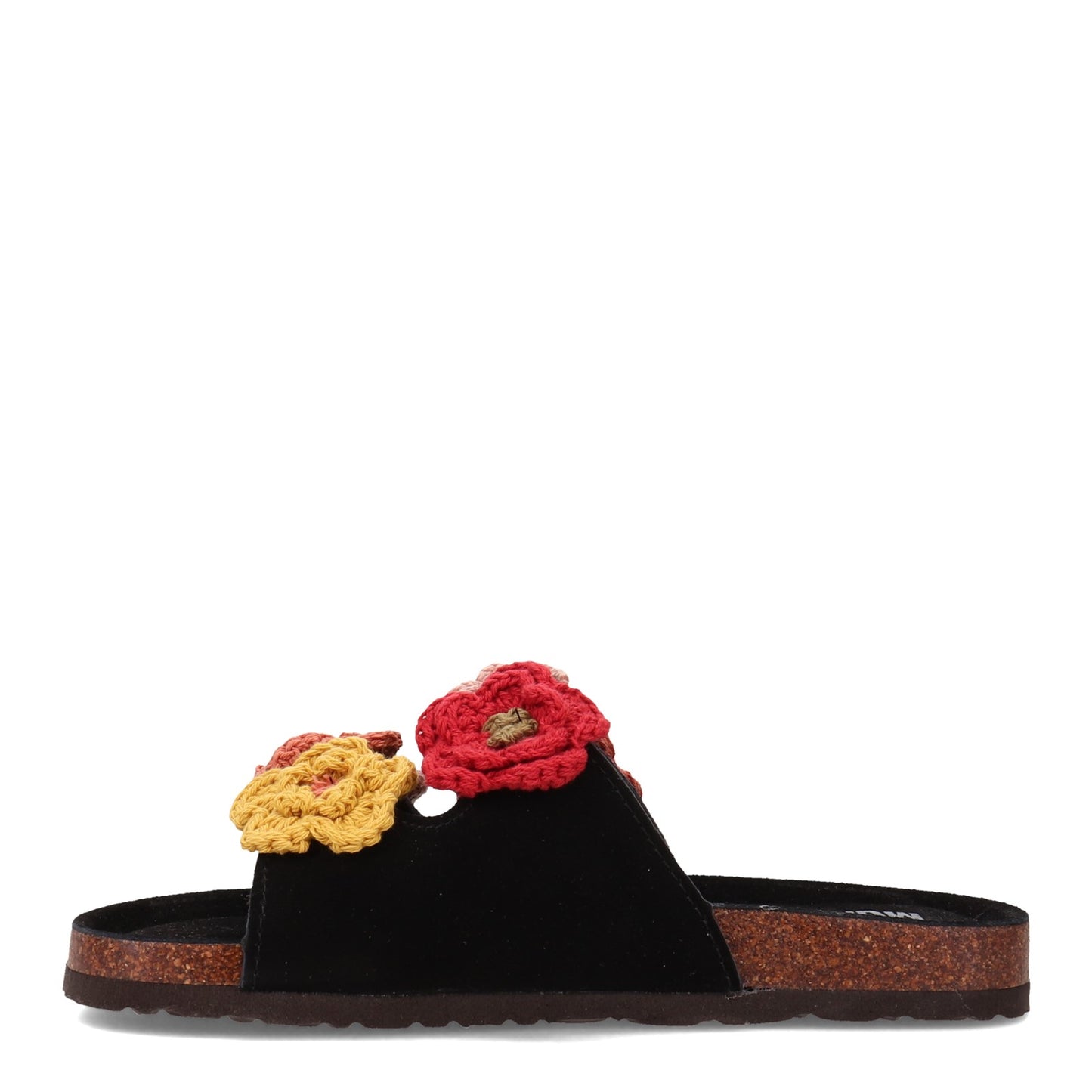 Peltz Shoes Women's MUK LUKS Terra Turf Flora Sandal BLACK FLORA-BLACK