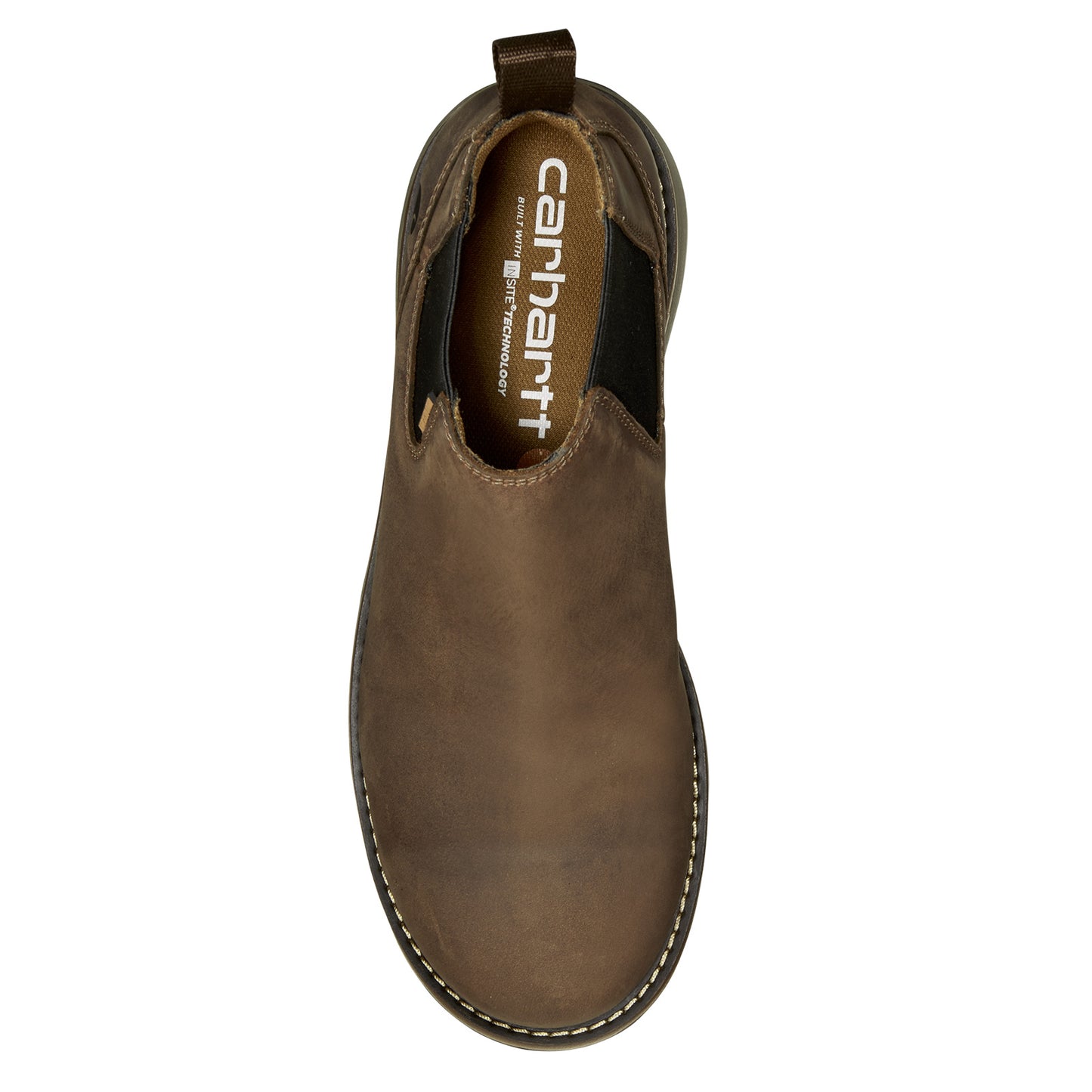 Peltz Shoes Men's Carhartt Millbrook WR 4in Romeo Soft Toe Work Boot BROWN OILED FM4000-M
