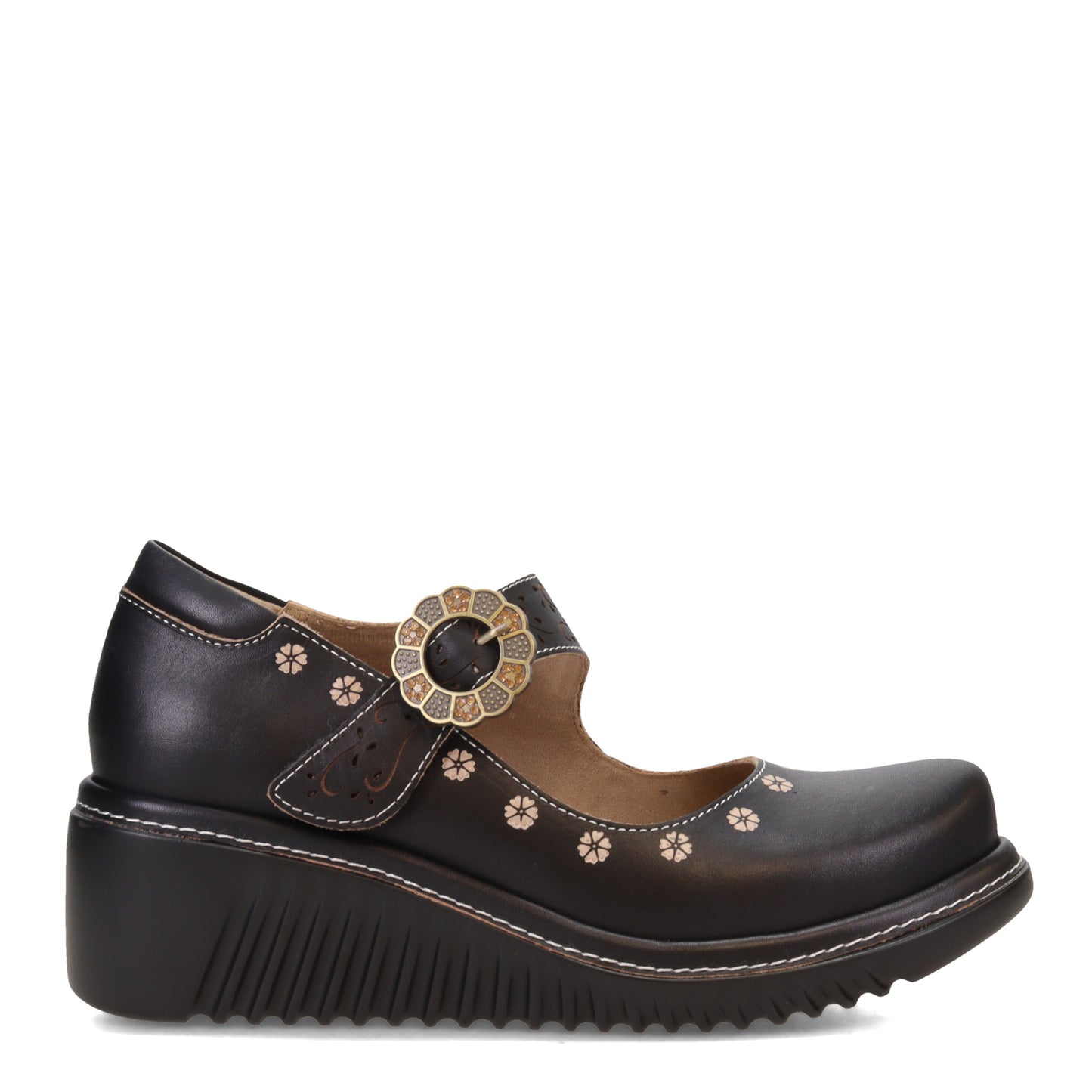 Peltz Shoes Women's L`Artiste by Spring Step Footlight Mary Jane Black FOOTLIGHT-B