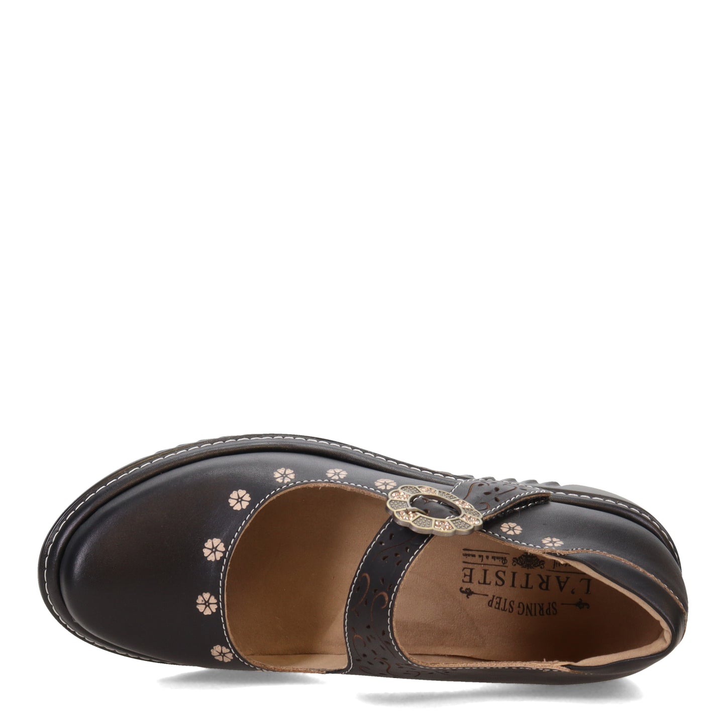 Peltz Shoes Women's L`Artiste by Spring Step Footlight Mary Jane Black FOOTLIGHT-B