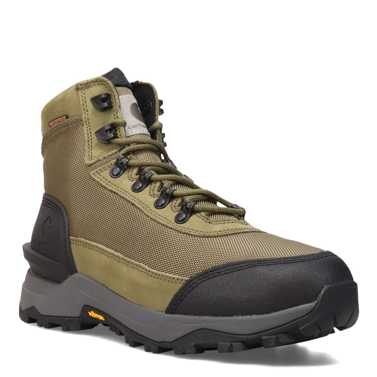 Peltz Shoes Men's Carhartt Waterproof 6 Inch Soft Toe Hiker Boot OLIVE FP5070-M