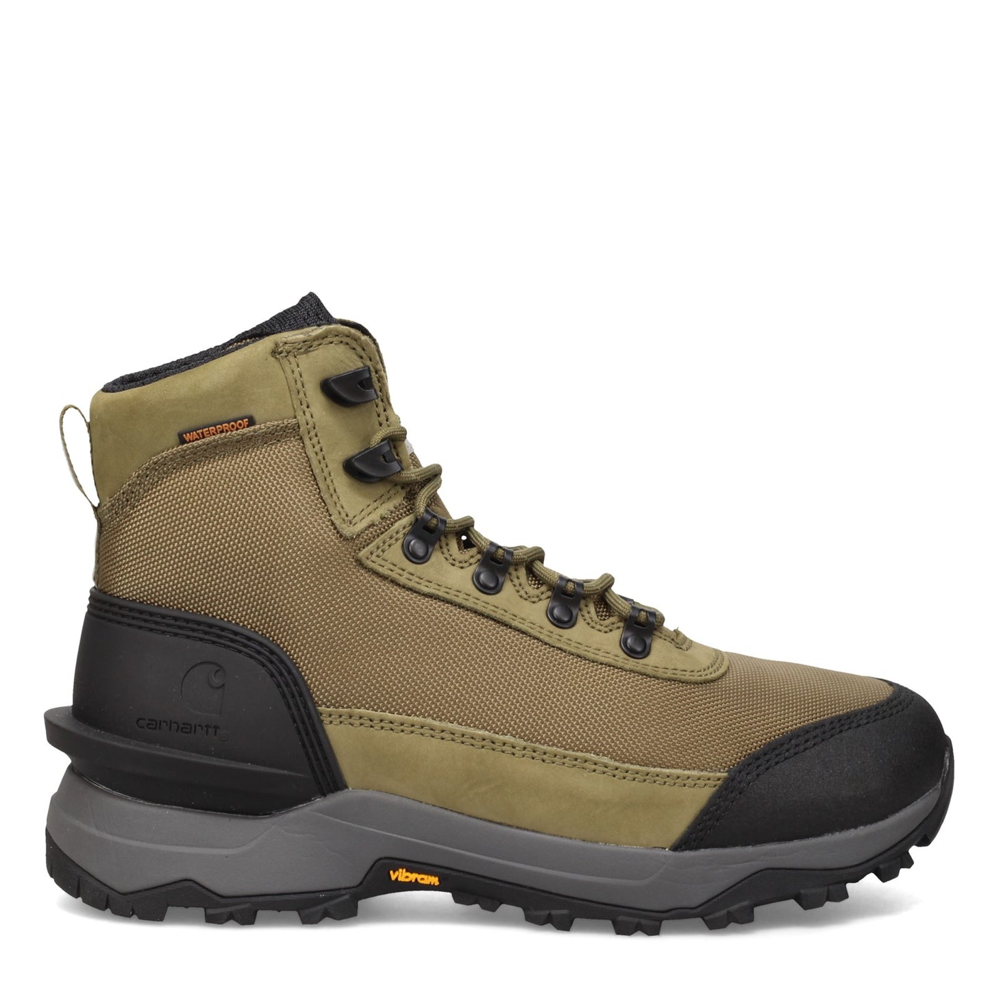Peltz Shoes Men's Carhartt Waterproof 6 Inch Soft Toe Hiker Boot OLIVE FP5070-M
