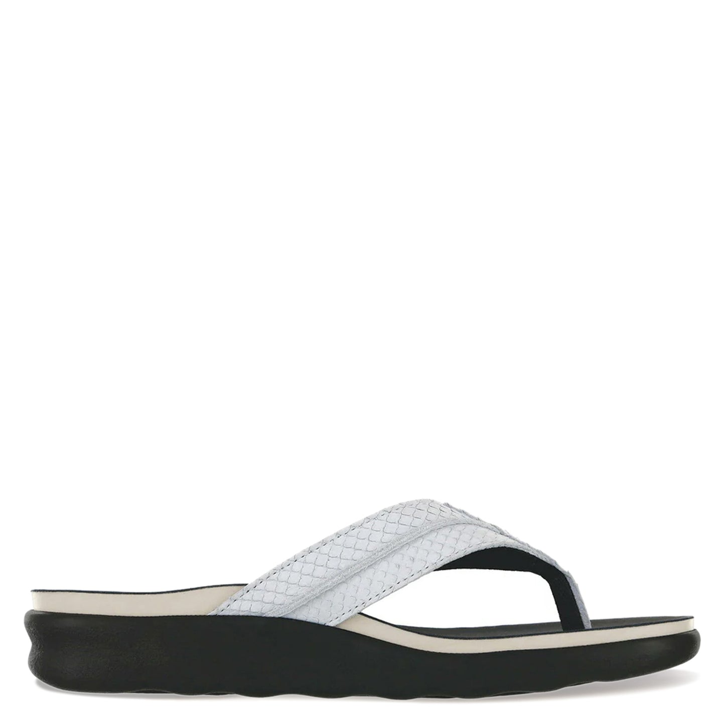 Peltz Shoes Women's SAS Freedom Sandal White FREEDOM STONE