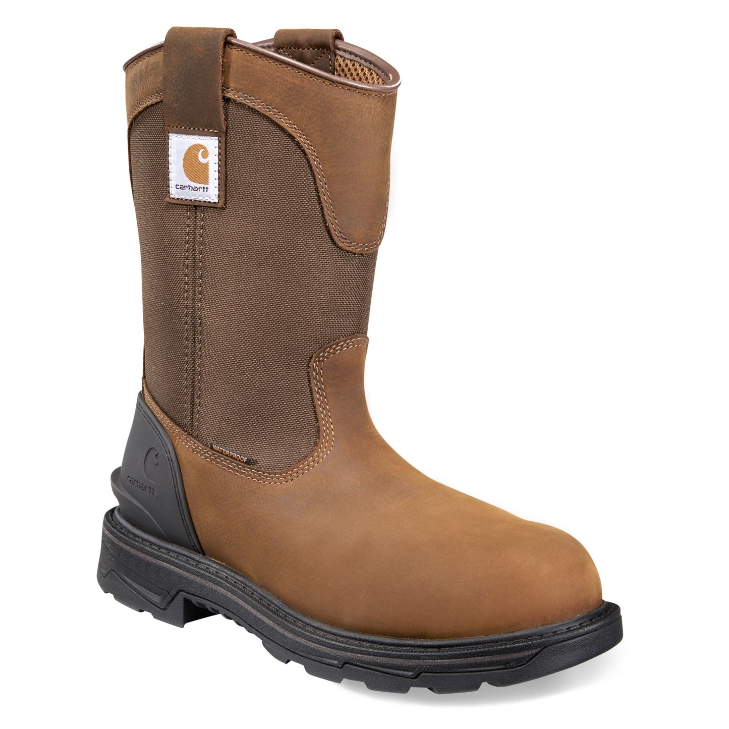 Peltz Shoes Men's Carhartt Ironwood WP 11in Soft Toe Wellington Boot BROWN FT1000-M