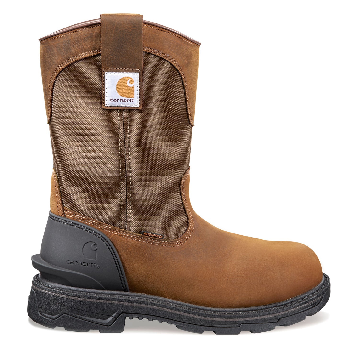 Peltz Shoes Men's Carhartt Ironwood WP 11in Soft Toe Wellington Boot BROWN FT1000-M