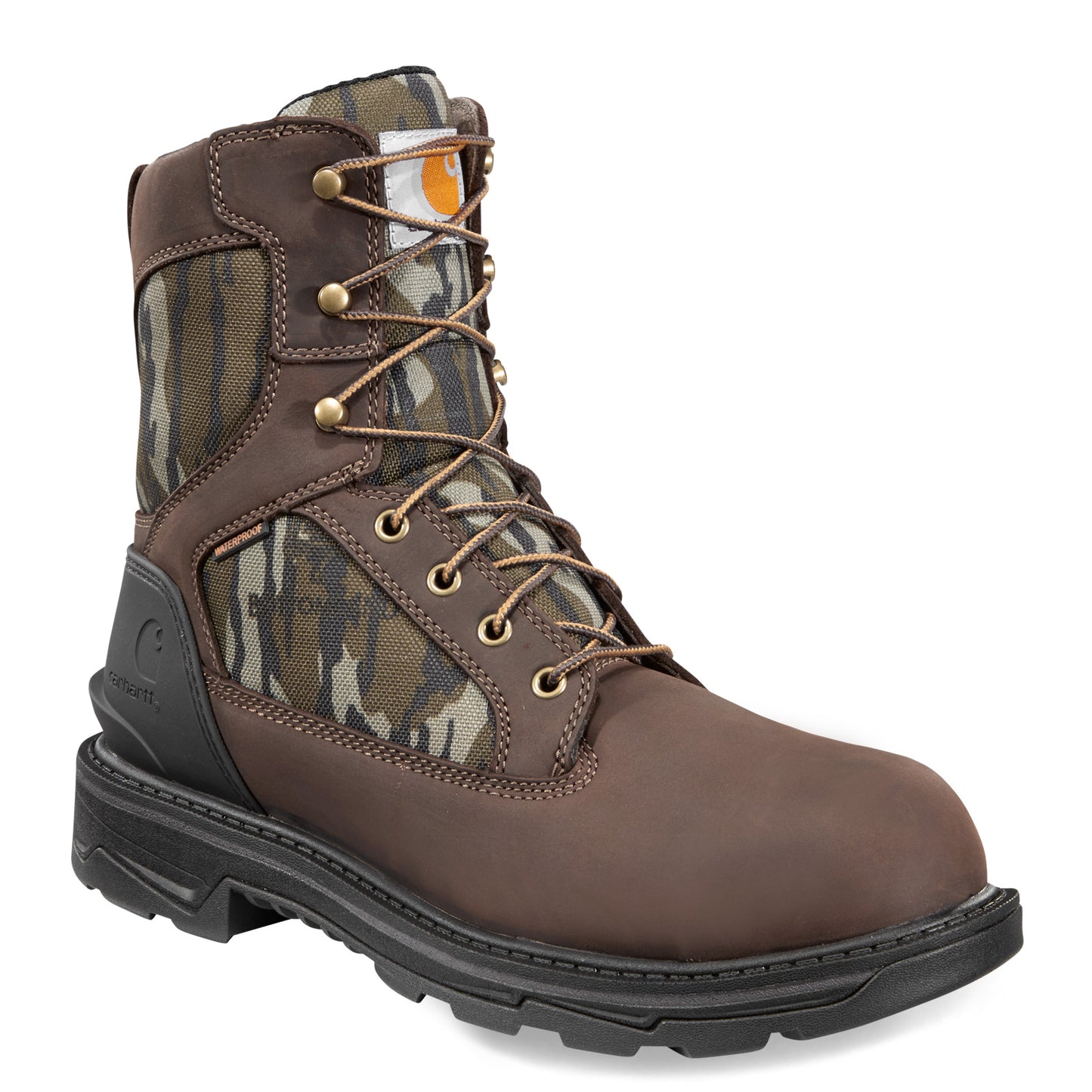 Peltz Shoes Men's Carhartt Ironwood WP 8in Soft Toe Boot BROWN OAK FT8002-M
