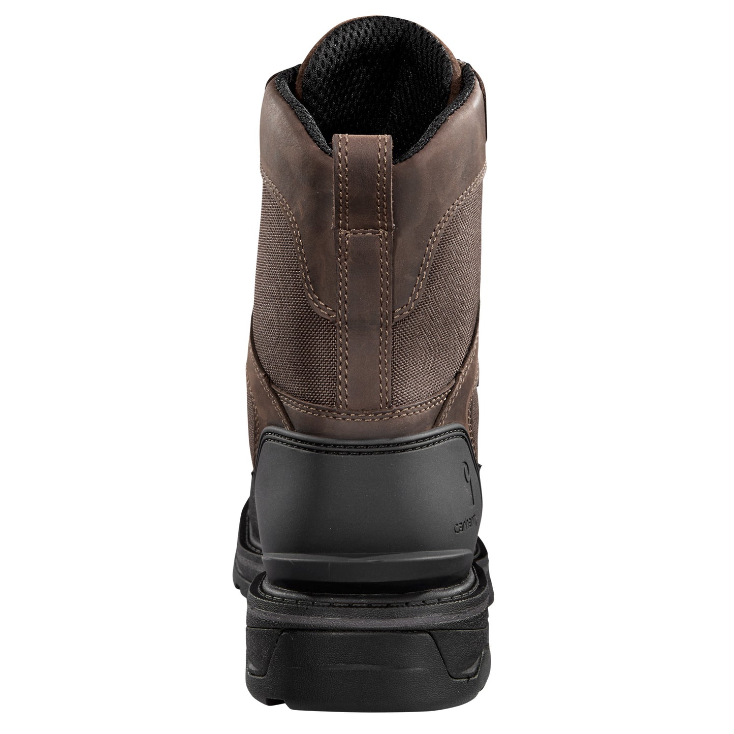 Peltz Shoes Men's Carhartt Ironwood WP 8in Ins Alloy Toe Boot BROWN BLACK FT8509-M