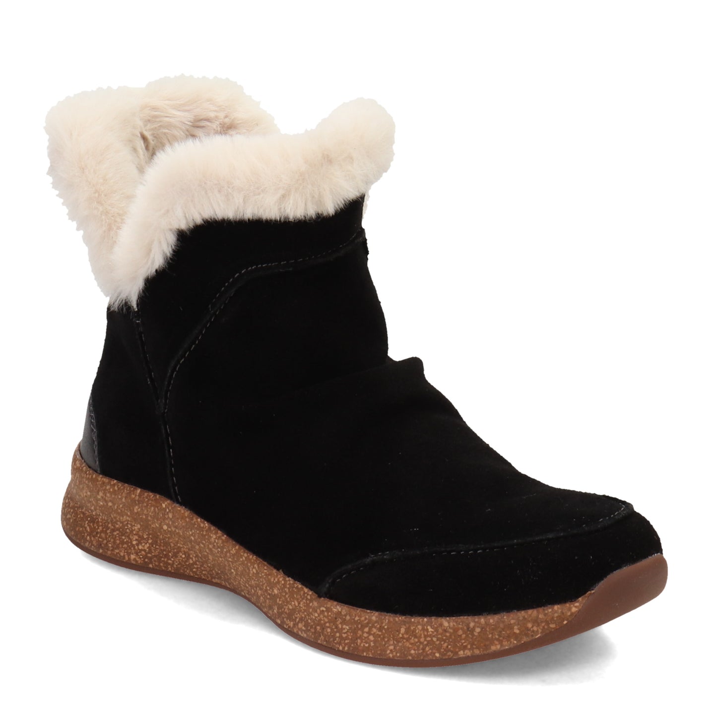 Peltz Shoes Women's Taos Future Mid Boot Black Suede FTM-14066-BLKS