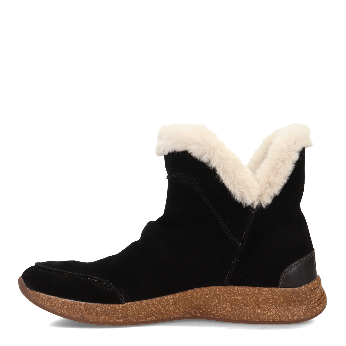 Peltz Shoes Women's Taos Future Mid Boot Black Suede FTM-14066-BLKS