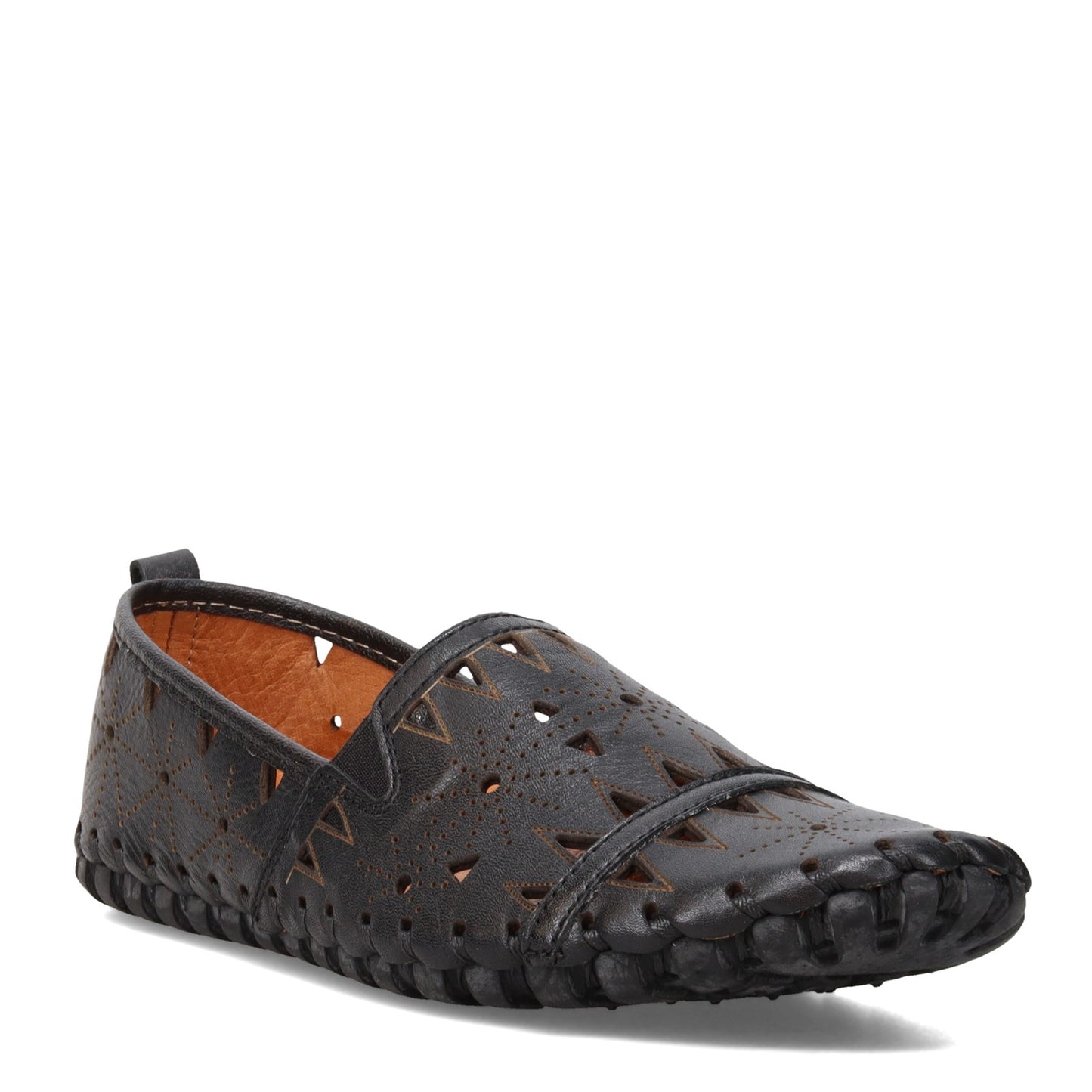 Peltz Shoes Women's Spring Step Fusaro Slip-On Black FUSARO-B