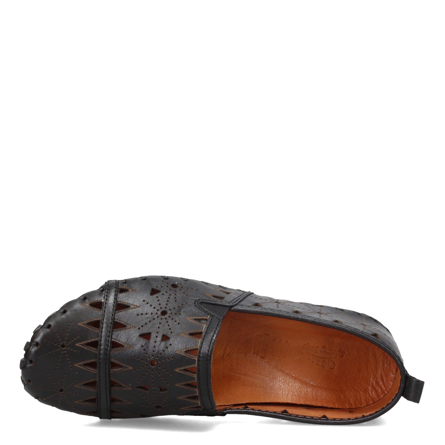 Peltz Shoes Women's Spring Step Fusaro Slip-On Black FUSARO-B