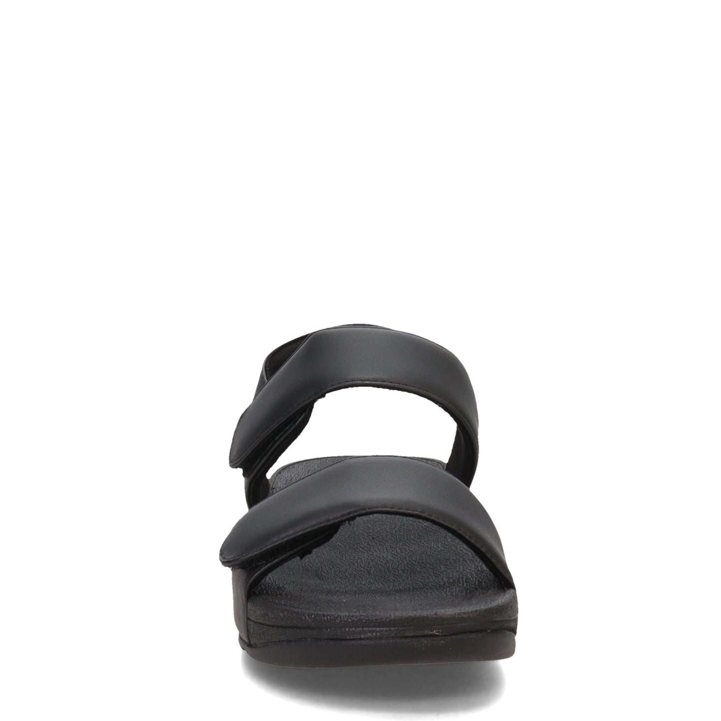 Peltz Shoes Women's FitFlop Lulu Adjustable Strap Sandal Black FV8-090
