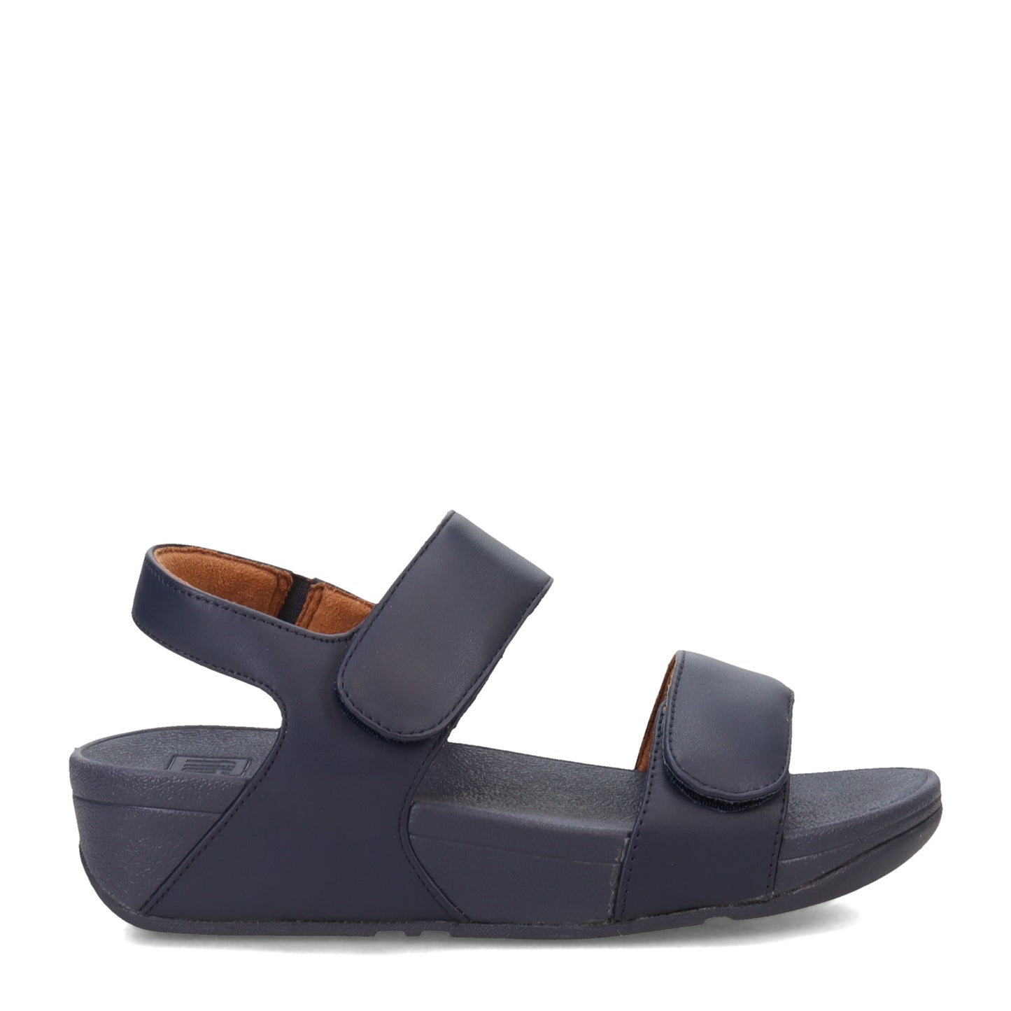 Peltz Shoes Women's FitFlop Lulu Adjustable Strap Sandal Navy FV8-399