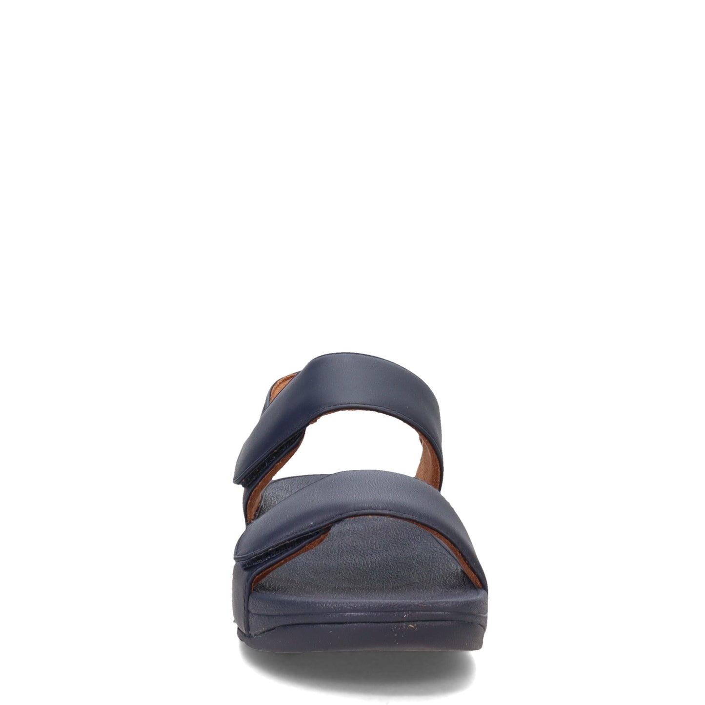 Peltz Shoes Women's FitFlop Lulu Adjustable Strap Sandal Navy FV8-399
