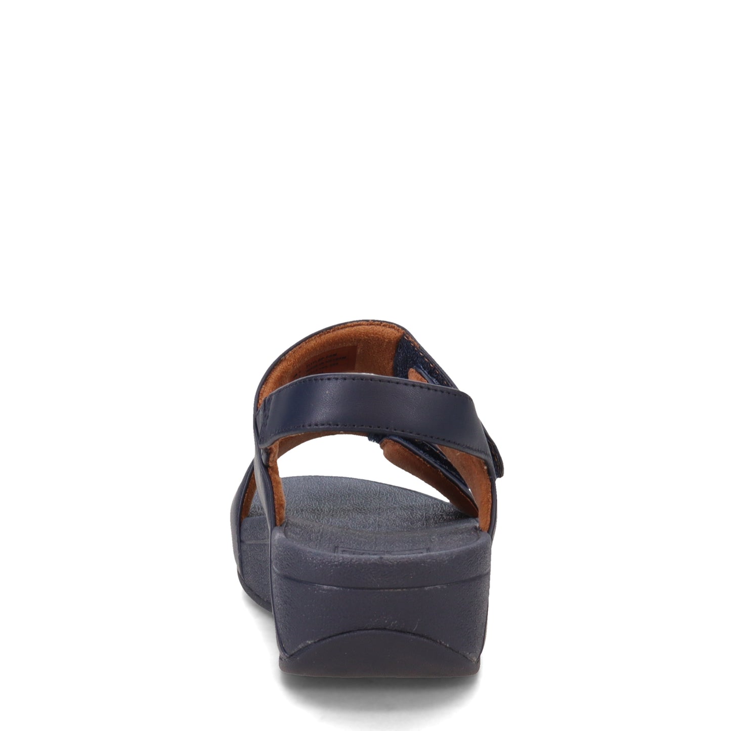 Peltz Shoes Women's FitFlop Lulu Adjustable Strap Sandal Navy FV8-399