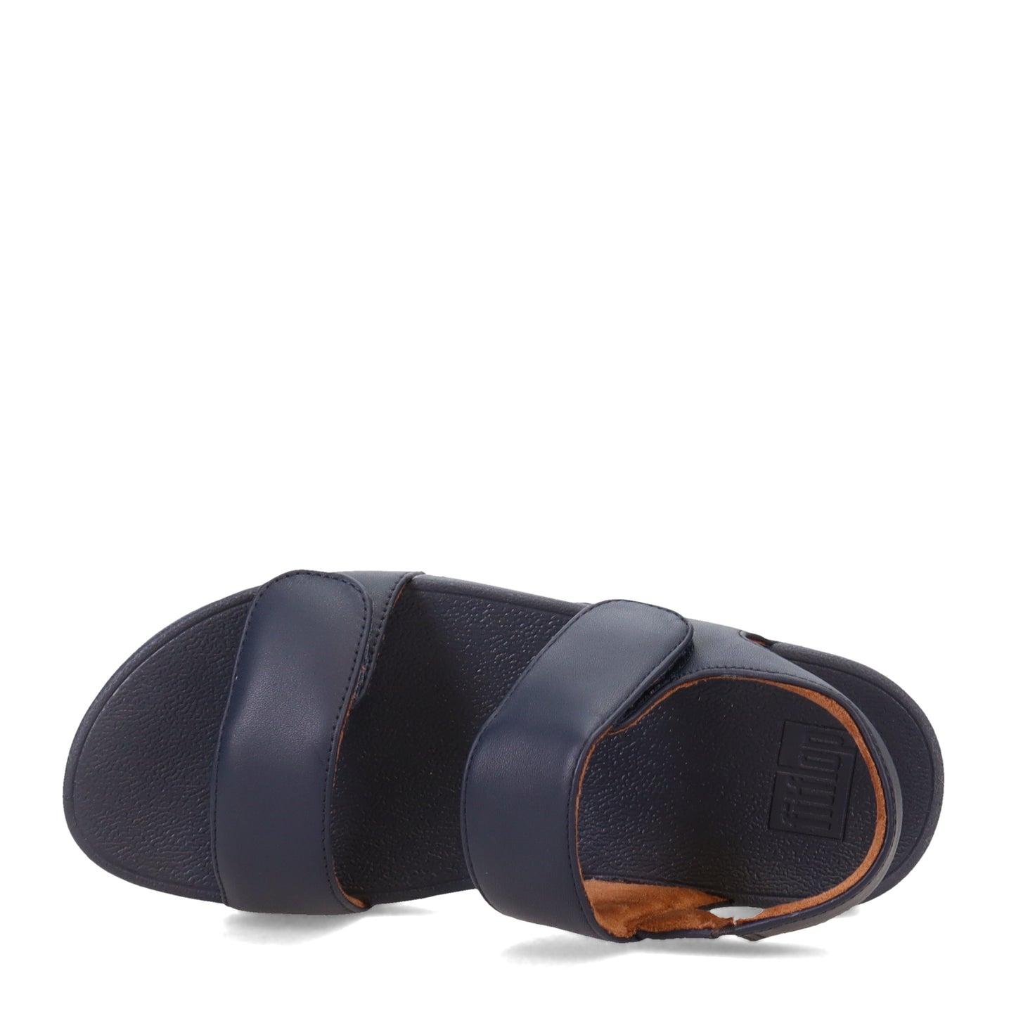 Peltz Shoes Women's FitFlop Lulu Adjustable Strap Sandal Navy FV8-399