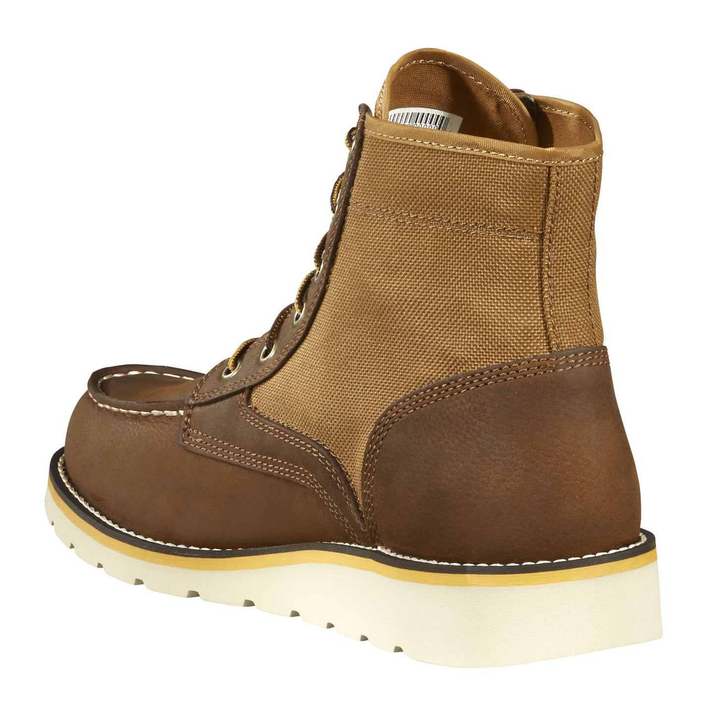 Peltz Shoes Men's Carhartt 6 Inch Moc Soft Toe Wedge Work Boot BROWN OILED FW6035-M