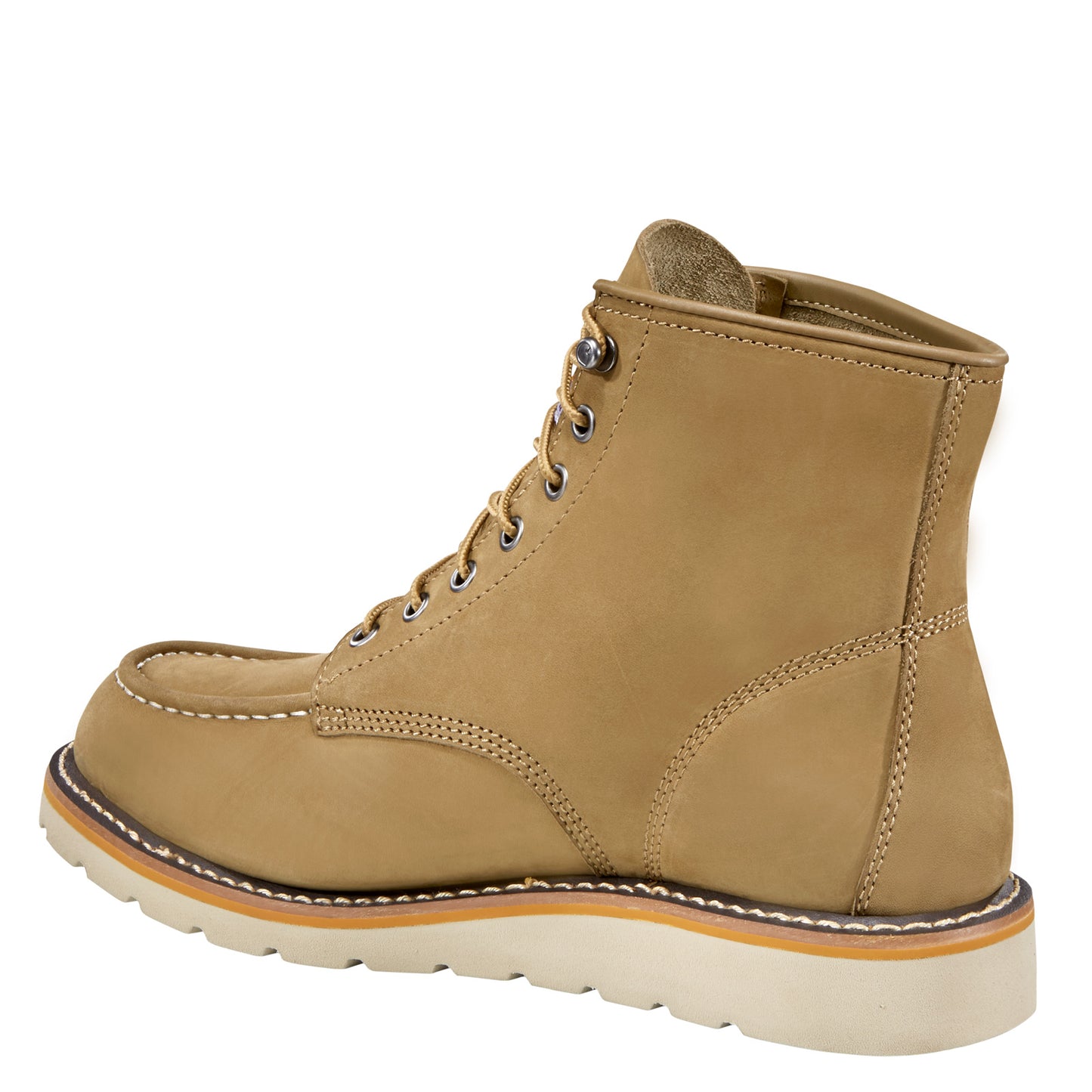 Peltz Shoes Men's Carhartt 6 Inch Moc Soft Toe Wedge Work Boot COYOTE FW6077-M
