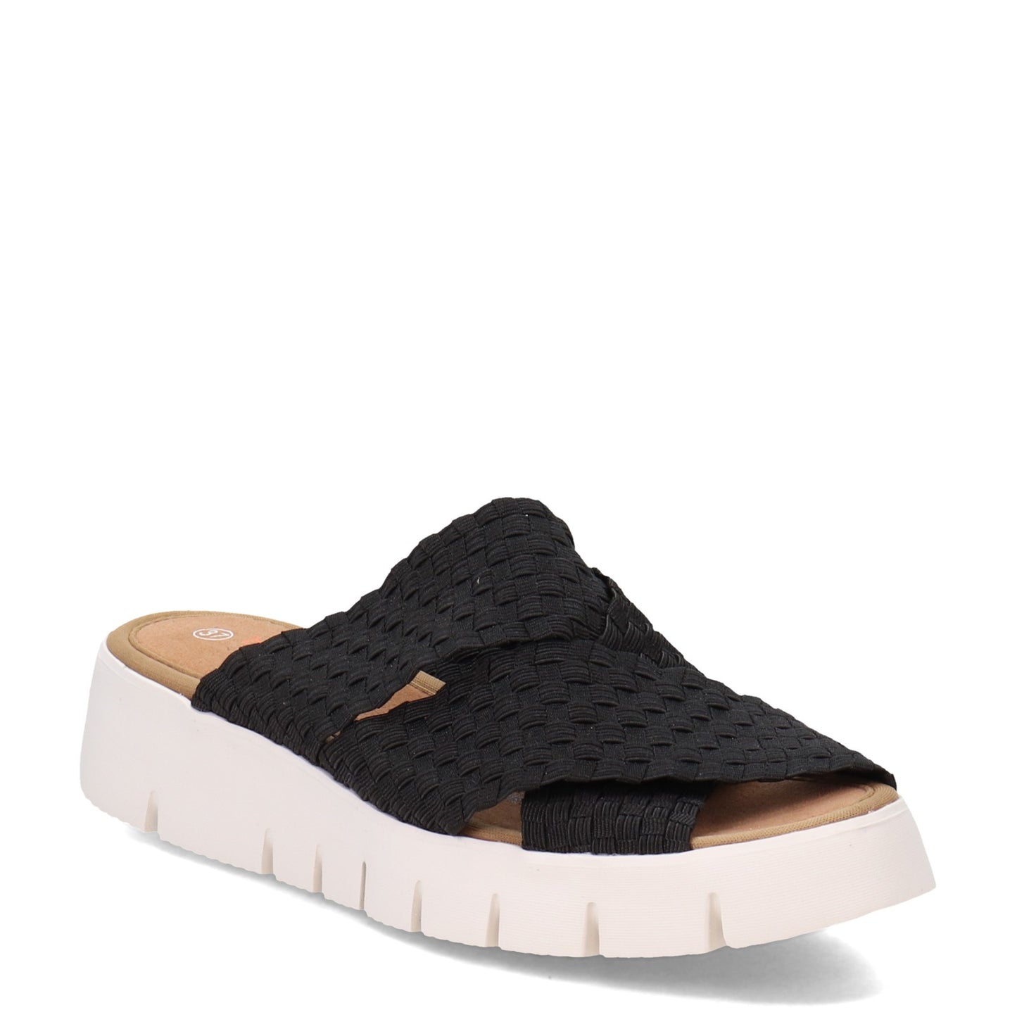 Peltz Shoes Women's Bernie Mev Fx Thelma Sandal BLACK FXTHELMA-BLACK