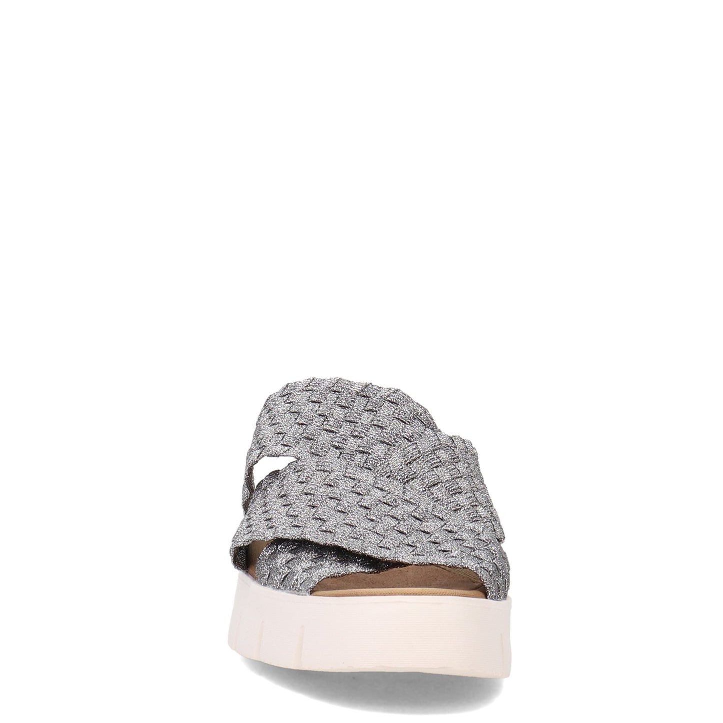 Peltz Shoes Women's Bernie Mev Fx Thelma Sandal PEWTER FXTHELMA-PWTR