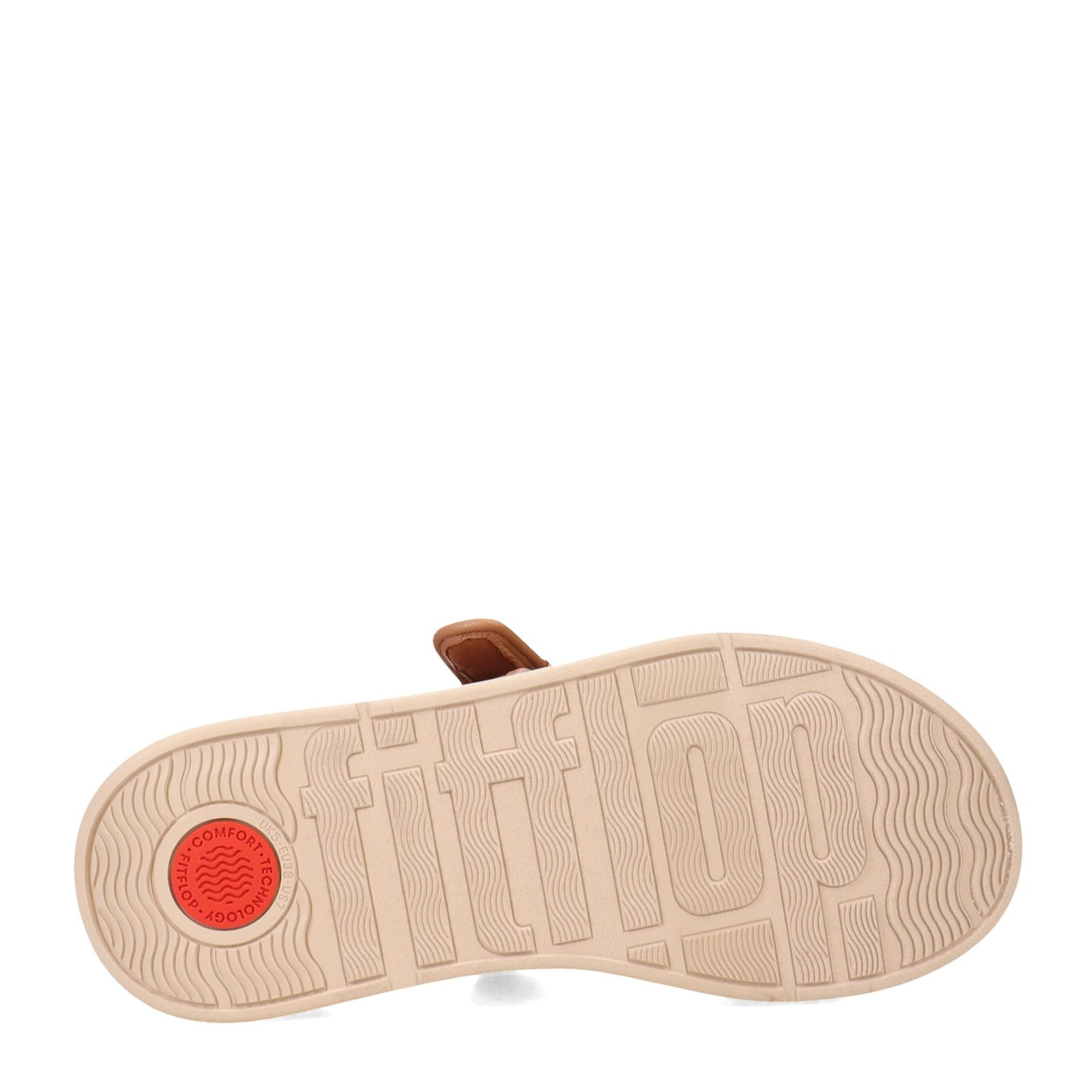 Peltz Shoes Women's FitFlop F-Mode Canvas Flatform Back-Strap Sandal Tan FZ2-A21
