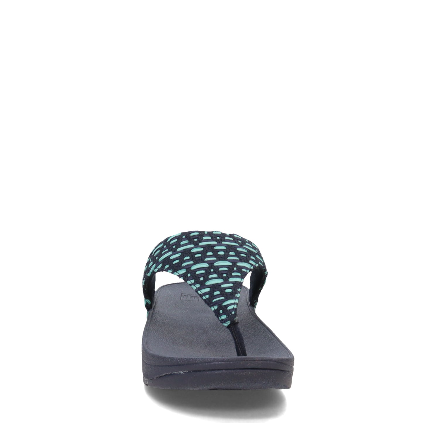 Peltz Shoes Women's FitFlop Lulu Fabric Thong Sandal Navy FZ4-442