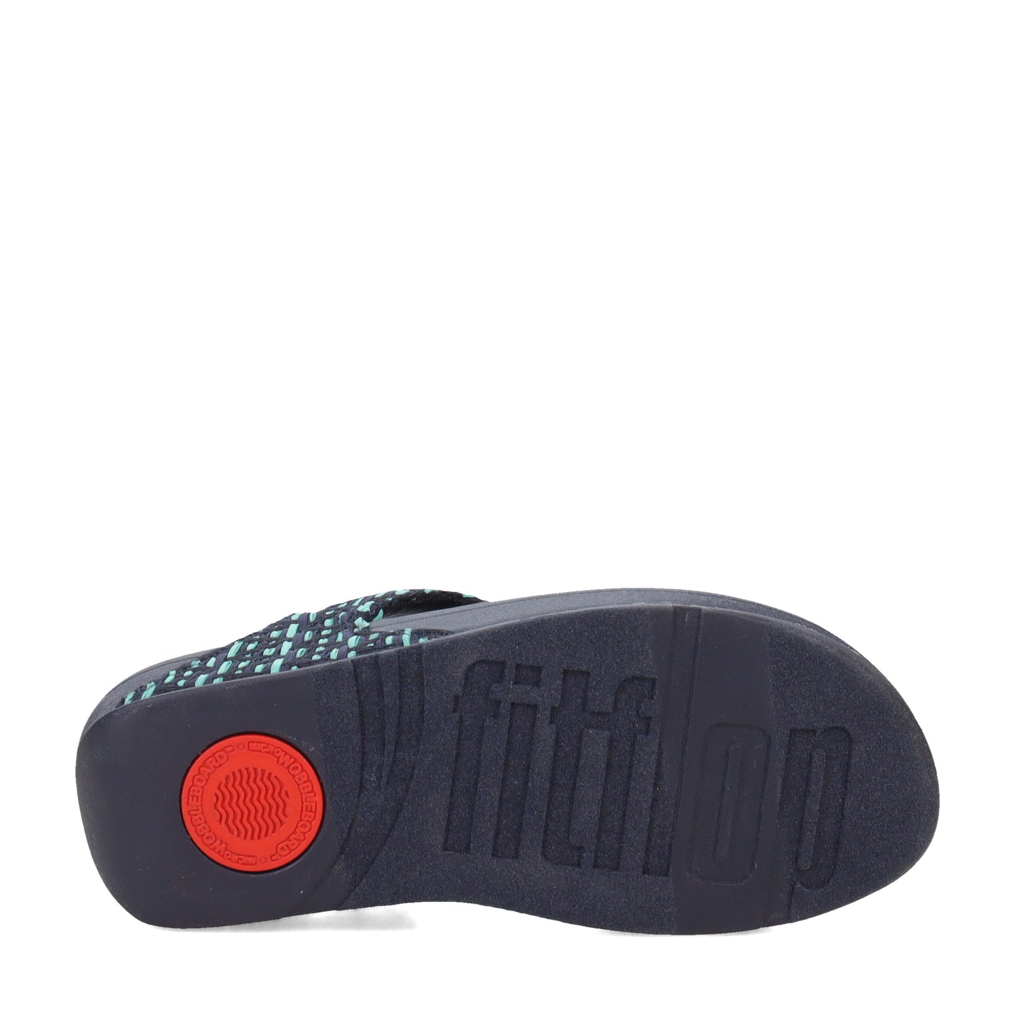 Peltz Shoes Women's FitFlop Lulu Fabric Thong Sandal Navy FZ4-442