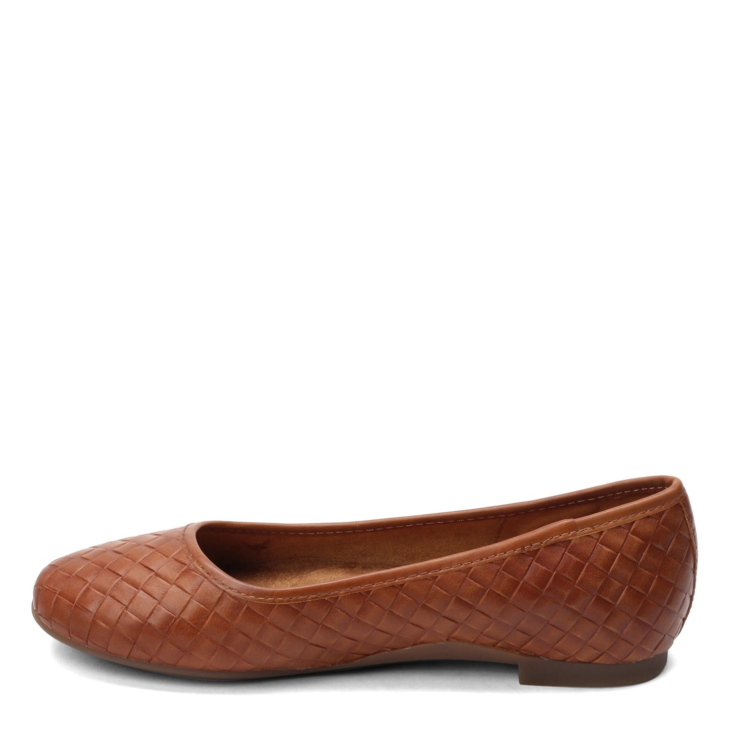 Peltz Shoes Women's Aetrex Lyla Flat COGNAC FB102-COGNAC