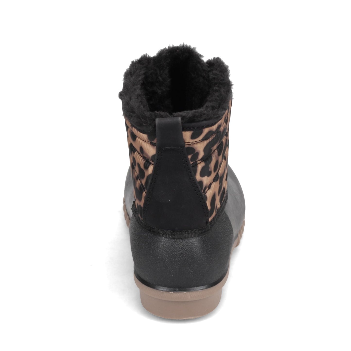Peltz Shoes Women's Baretraps Flynn Boot BLACK / LEOPARD FLYNN-BLKLEOPAR