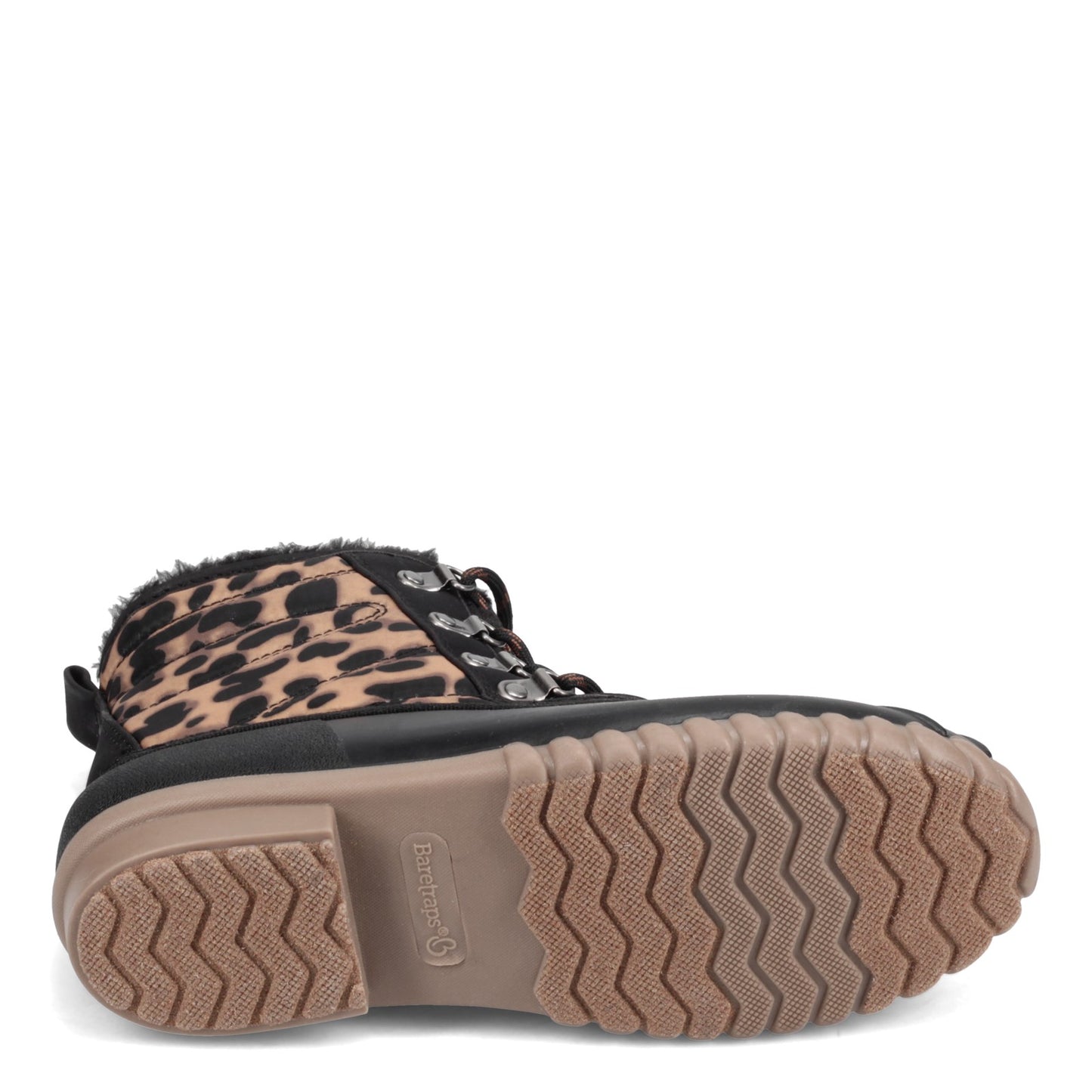 Peltz Shoes Women's Baretraps Flynn Boot BLACK / LEOPARD FLYNN-BLKLEOPAR