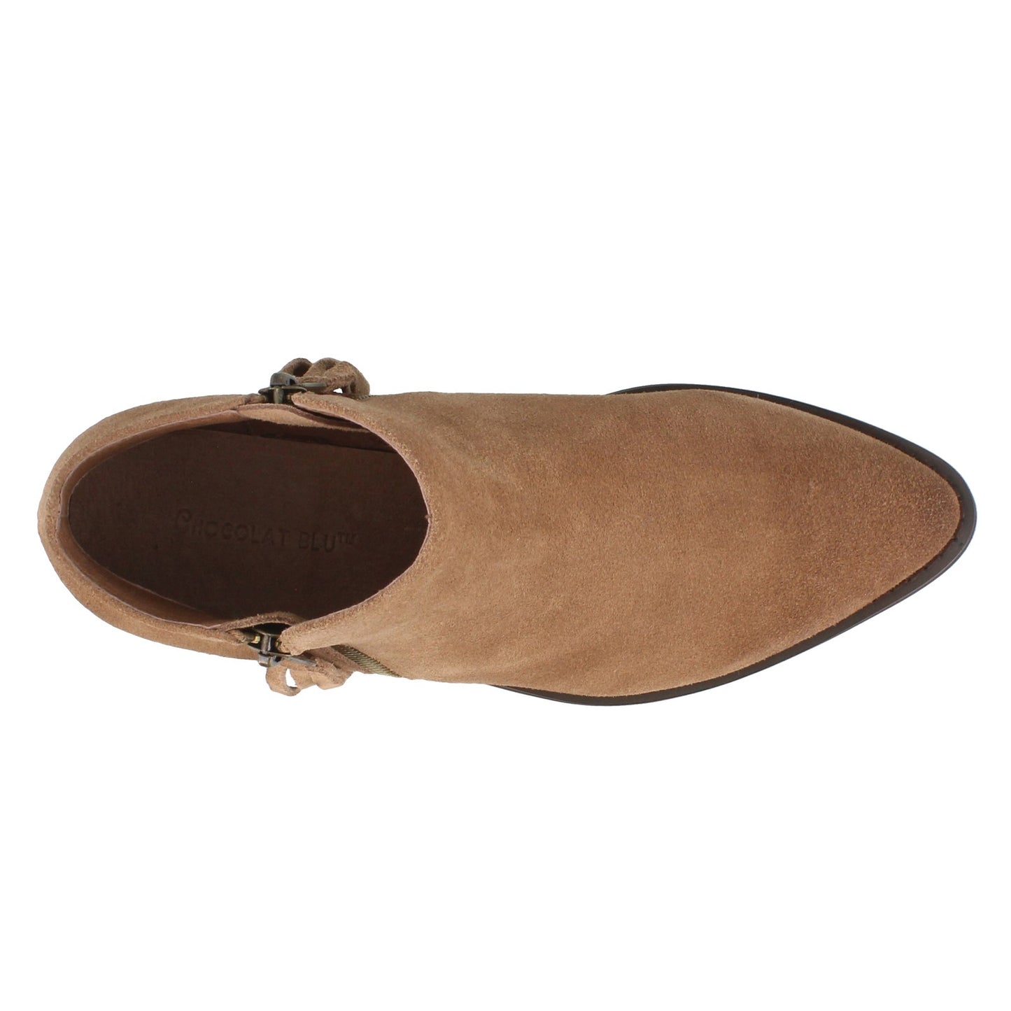 Peltz Shoes Women's Chocolat Blu Frida boots LIGHT BROWN FRIDA-LT BROWN