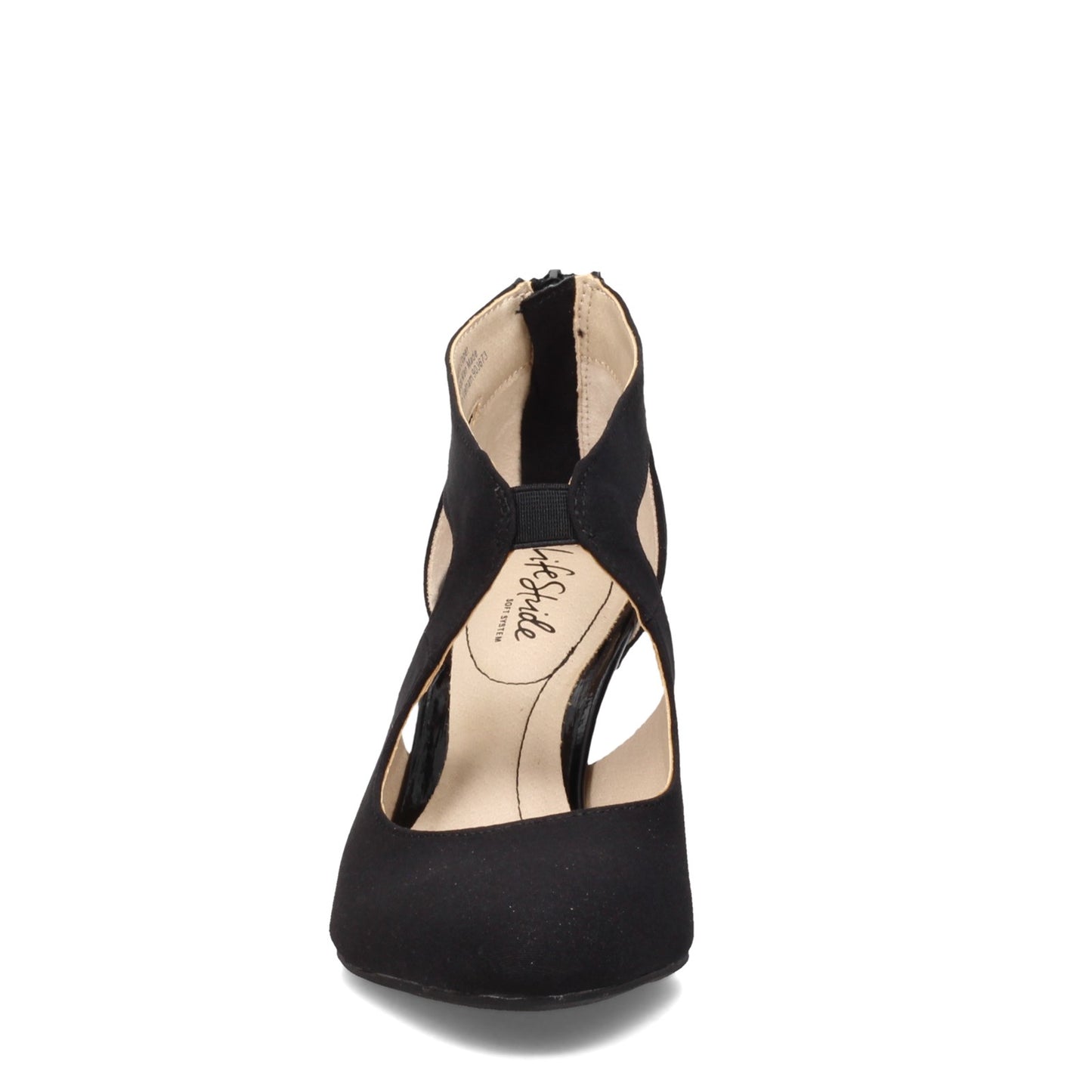 Peltz Shoes Women's LifeStride Giovanna Pump Black Stretch G0661F2004