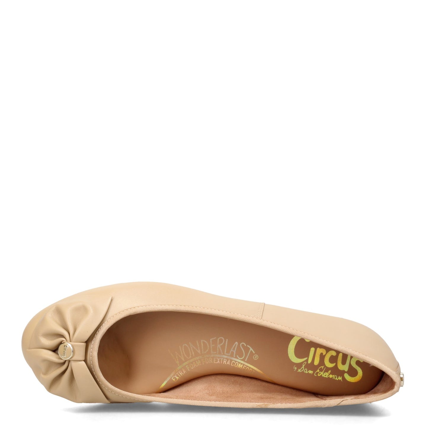 Peltz Shoes Women's Circus NY Carmen Flat BEIGE G1556L1250