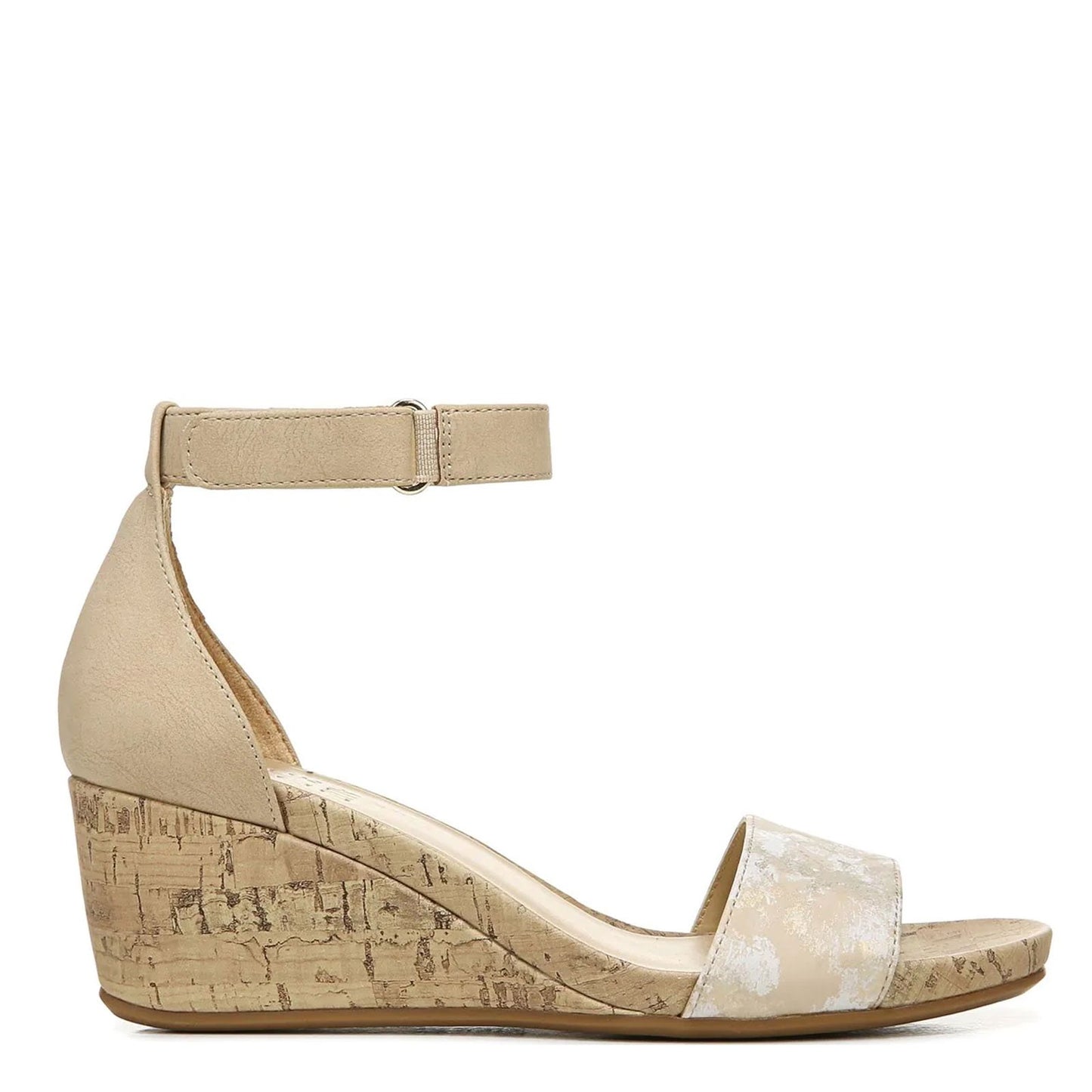 Peltz Shoes Women's Naturalizer Areda Sandal BEIGE G1779S0251