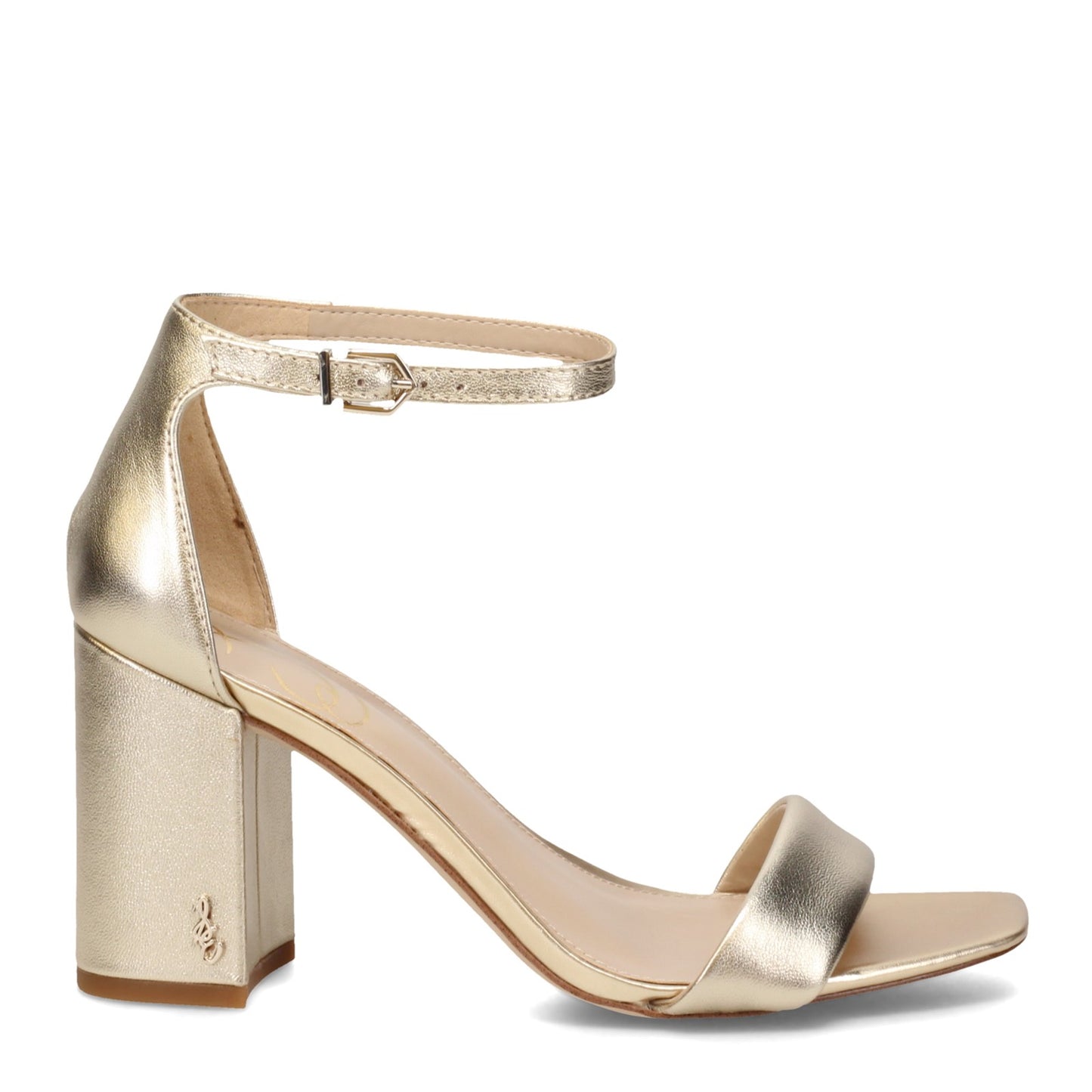 Peltz Shoes Women's Sam Edelman Daniella Sandal GOLD G2191LB904