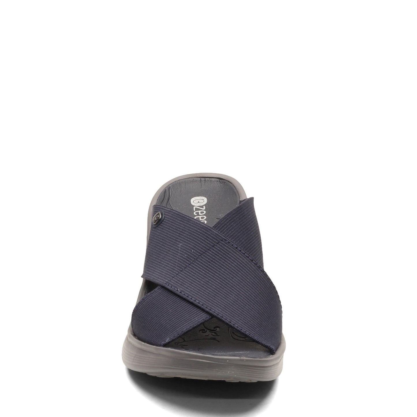 Peltz Shoes Women's Bzees Desire Slide NAVY G2443F1400