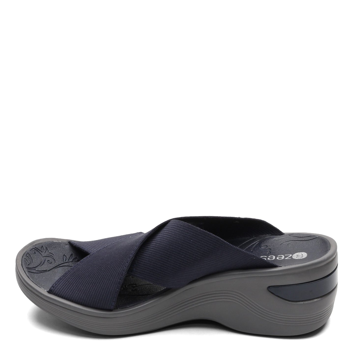 Peltz Shoes Women's Bzees Desire Slide NAVY G2443F1400