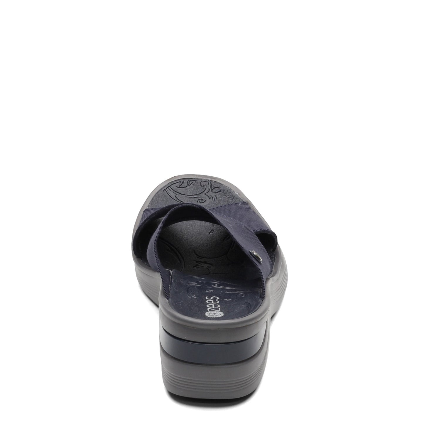Peltz Shoes Women's Bzees Desire Slide NAVY G2443F1400