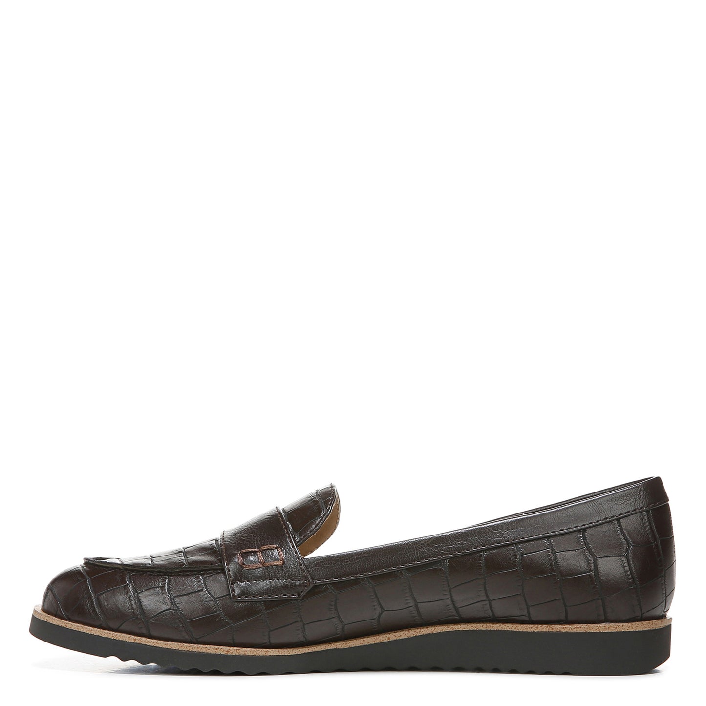 Peltz Shoes Women's LifeStride Zee Loafer Brown Croc G5283S3201