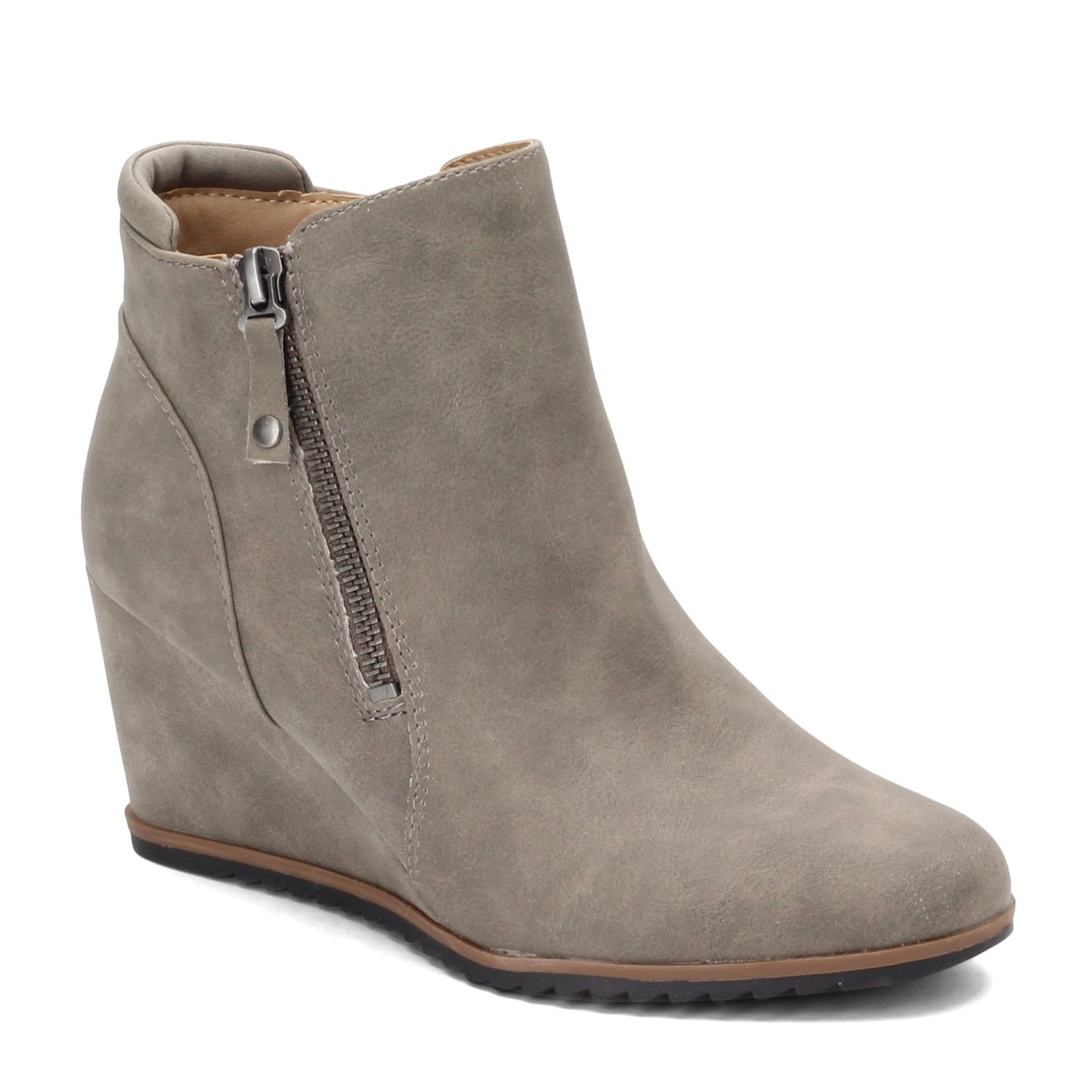 Peltz Shoes Women's SOUL Naturalizer Haley Boot LIGHT GREY G5352S0020
