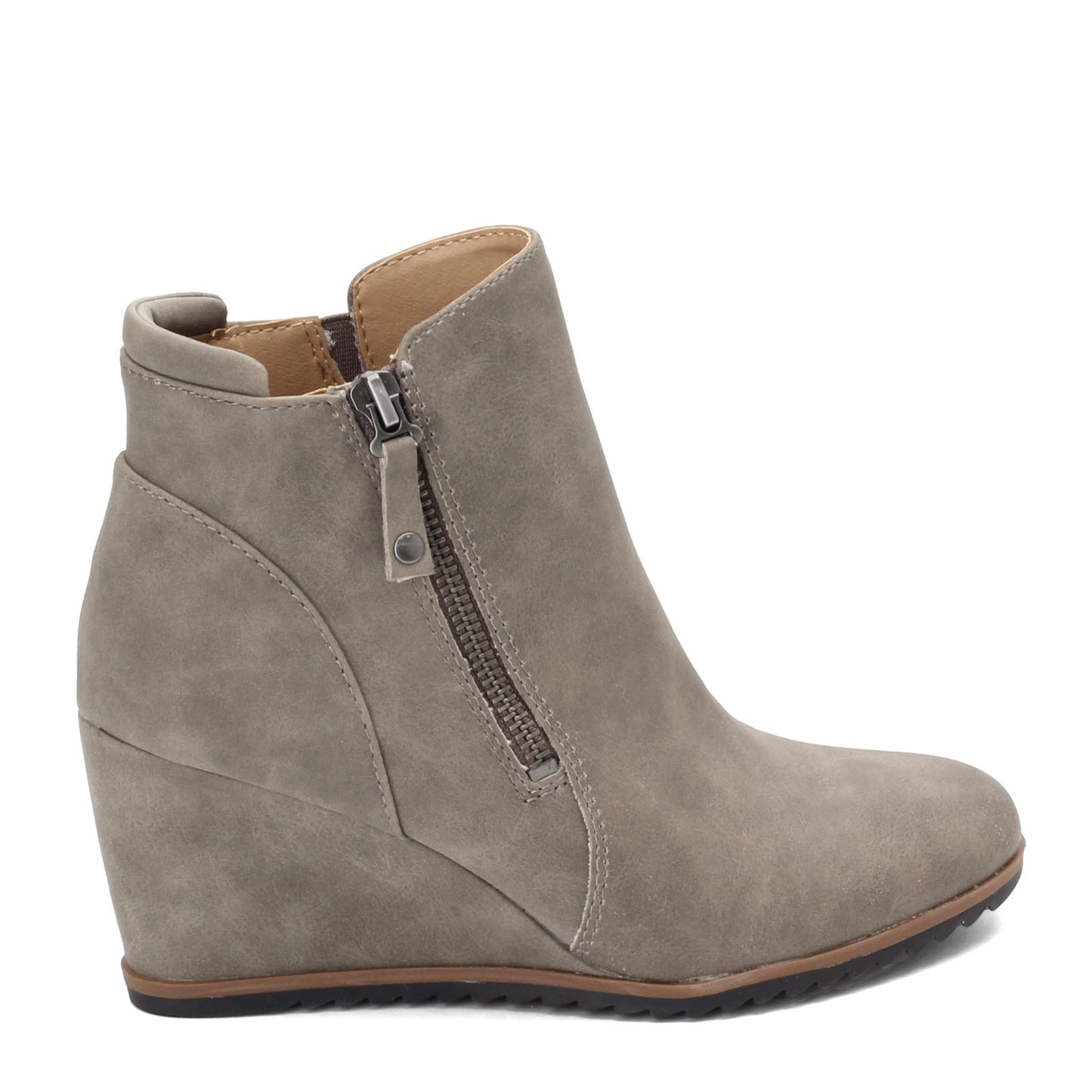Peltz Shoes Women's SOUL Naturalizer Haley Boot LIGHT GREY G5352S0020