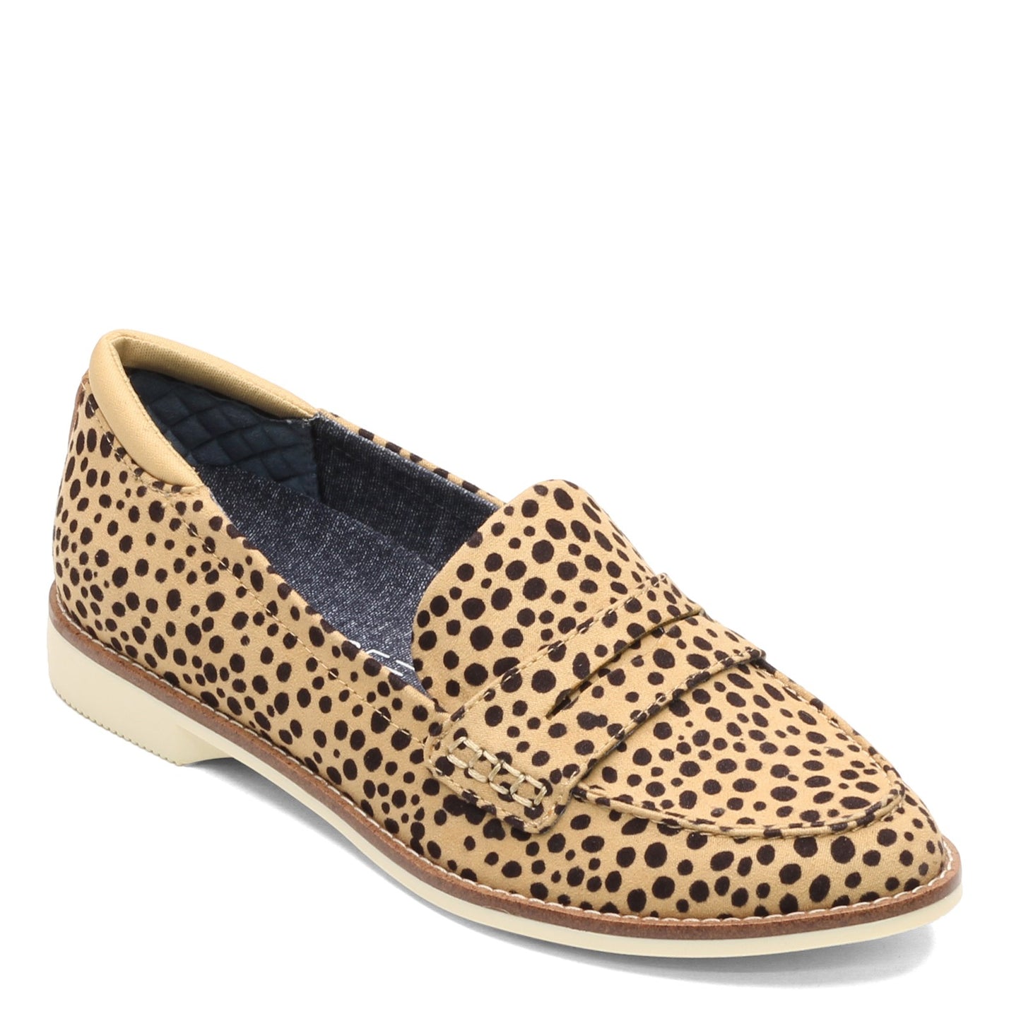 Peltz Shoes Women's Dr Scholls Cypress Loafer TAN BLACK G7721F2201