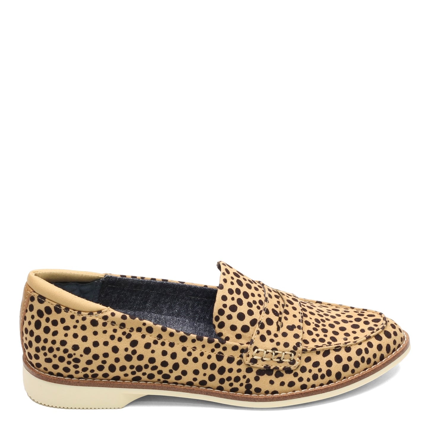 Peltz Shoes Women's Dr Scholls Cypress Loafer TAN BLACK G7721F2201
