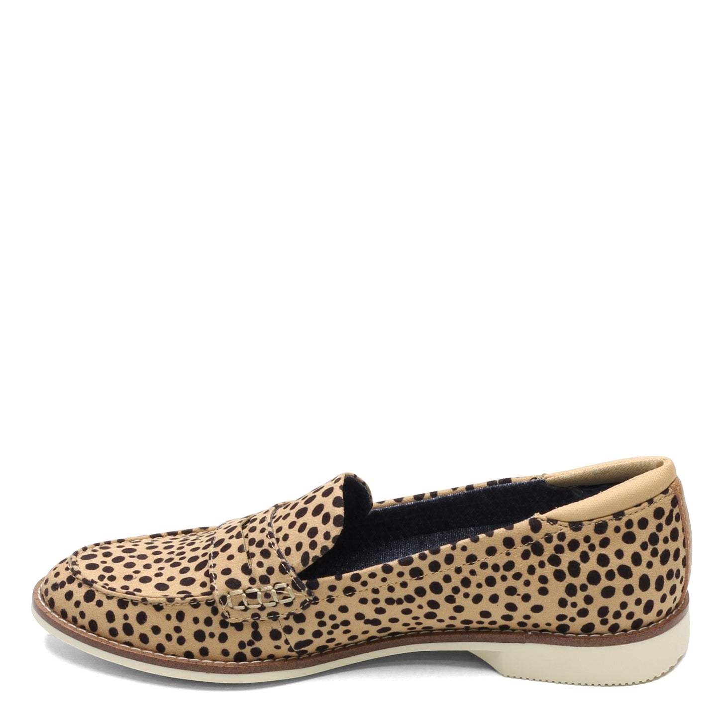 Peltz Shoes Women's Dr Scholls Cypress Loafer TAN BLACK G7721F2201