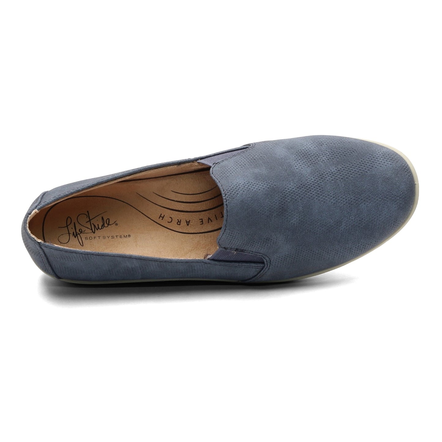 Peltz Shoes Women's Lifestride Neon Slip-On Navy G7893S1400
