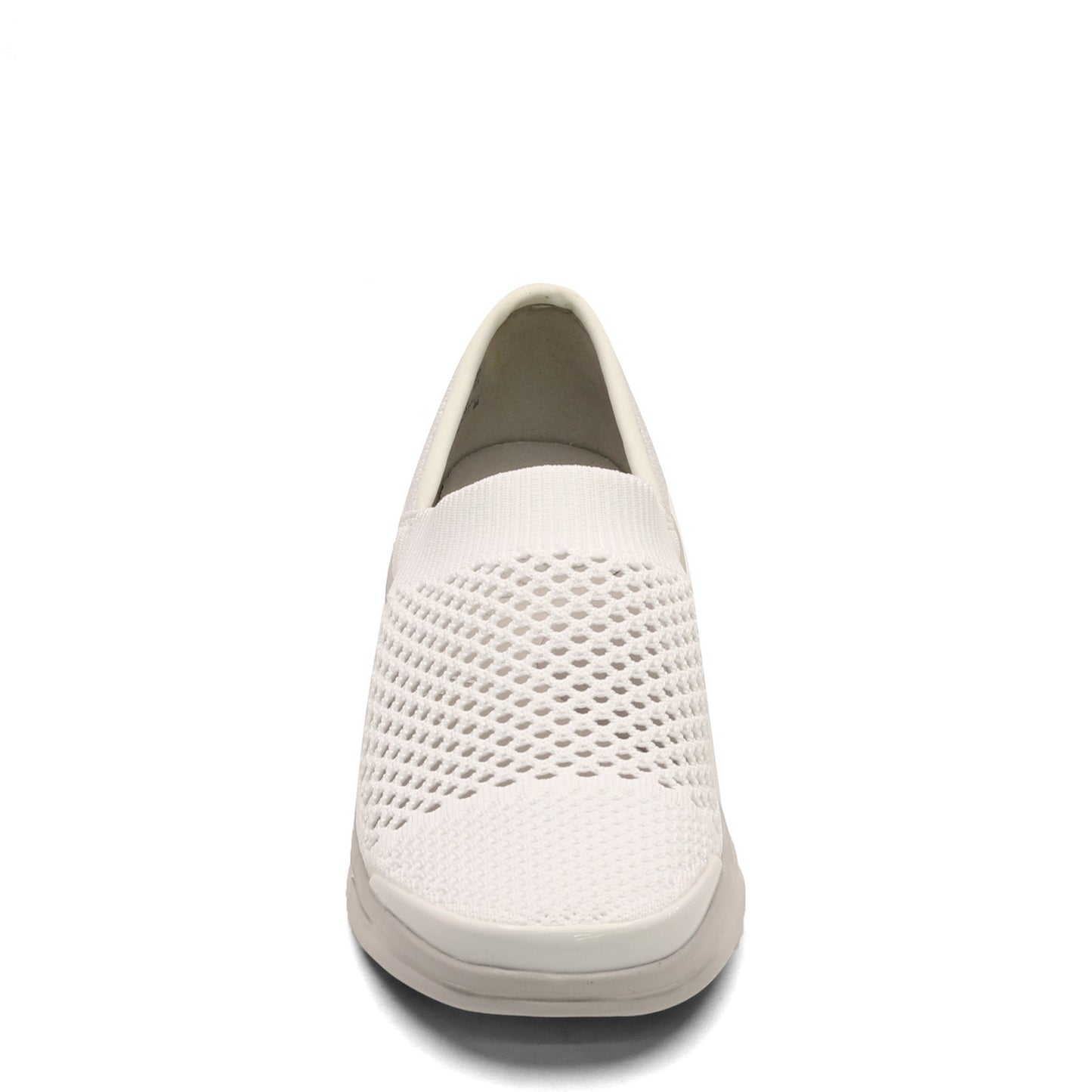 Peltz Shoes Women's Bzees Charlie Slip-On WHITE G8298F1100