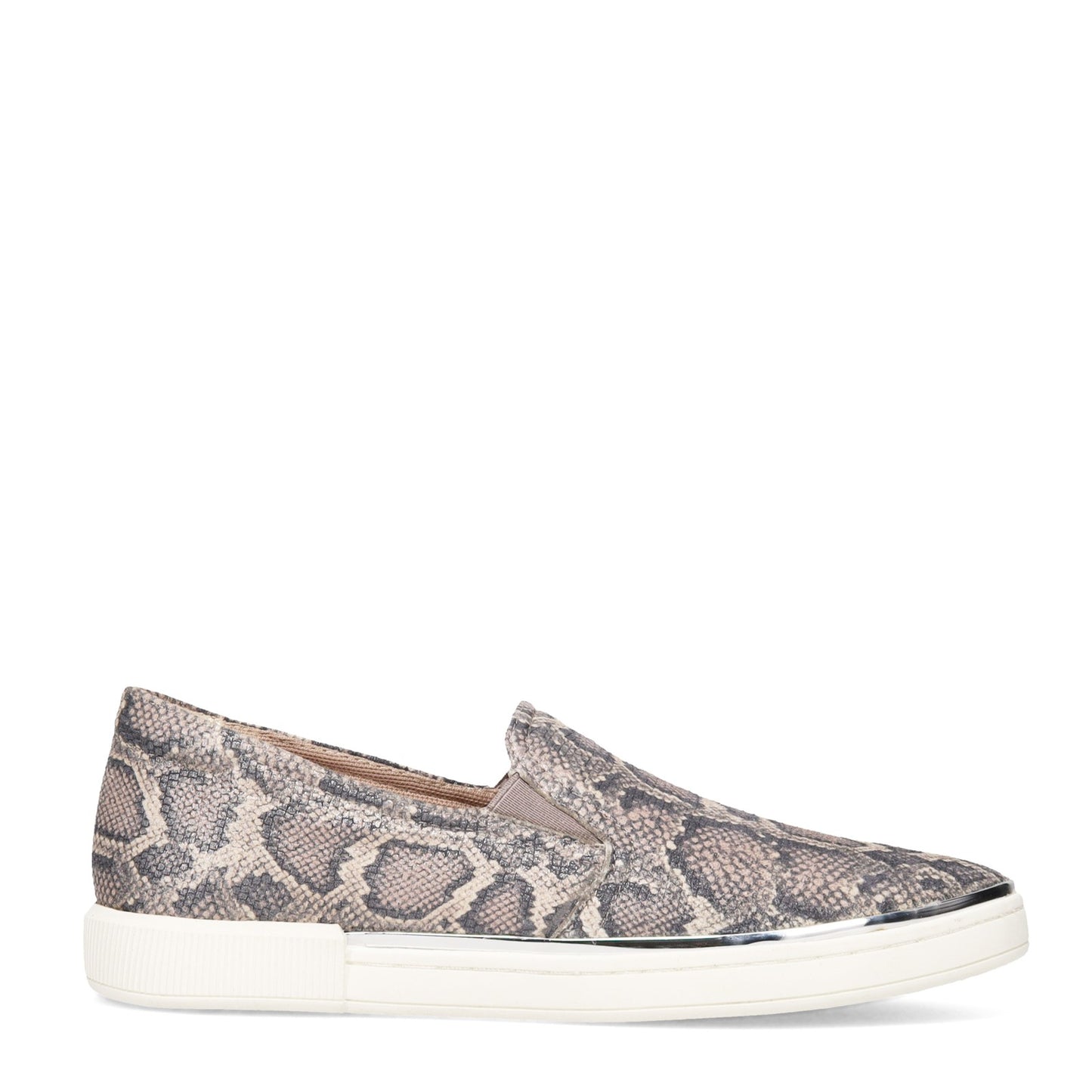 Peltz Shoes Women's Naturalizer Zola Slip-On PEWTER SNAKE G8653L1100