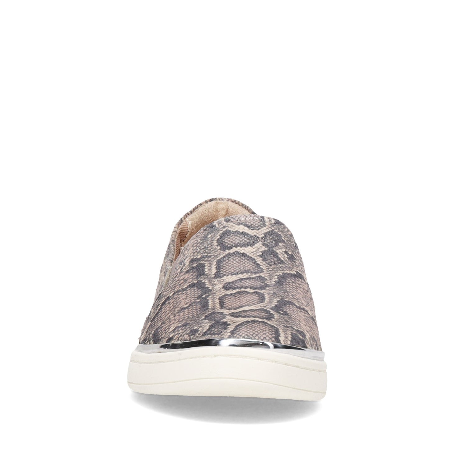 Peltz Shoes Women's Naturalizer Zola Slip-On PEWTER SNAKE G8653L1100