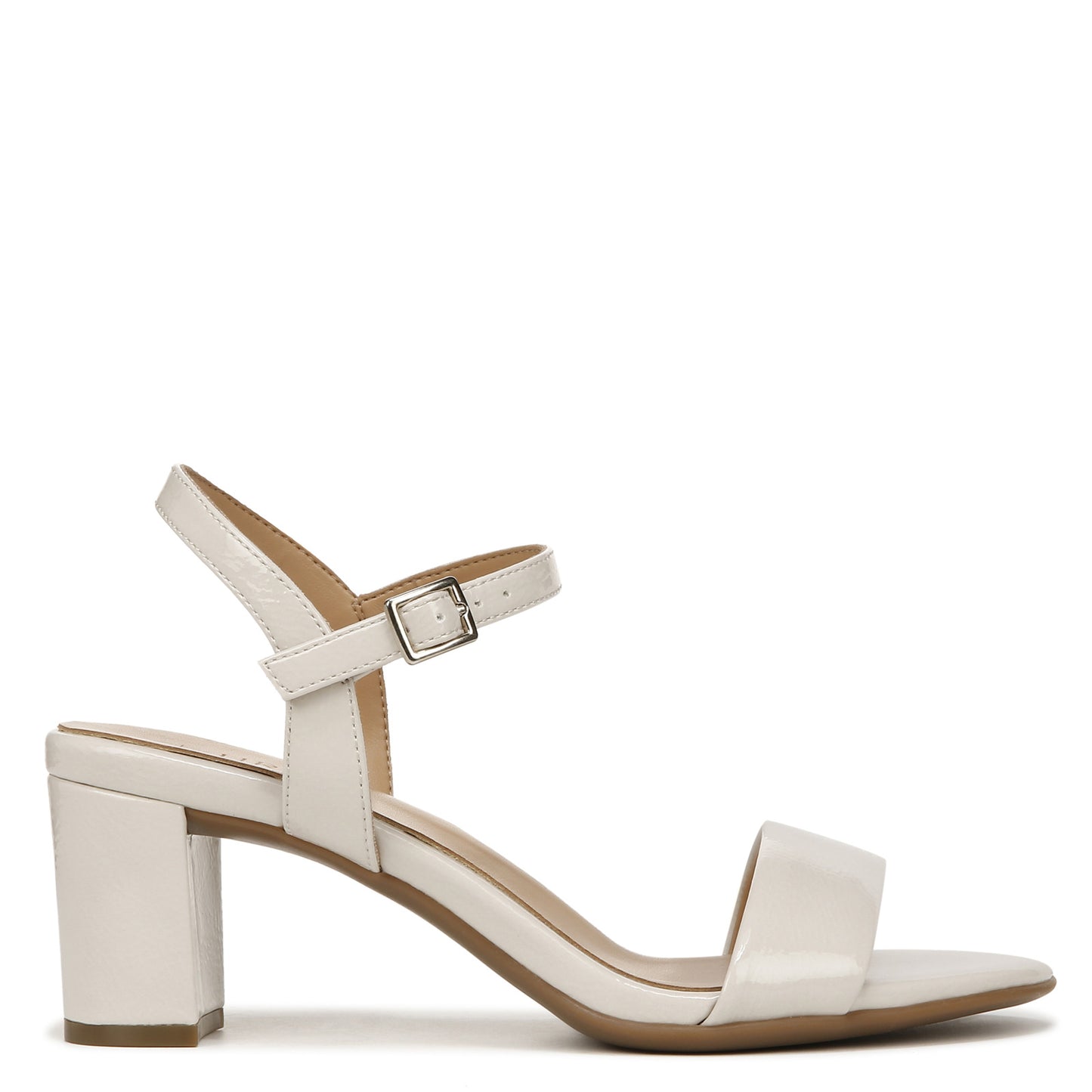 Peltz Shoes Women's Naturalizer Bristol Sandal SATIN PEARL G8660SA255